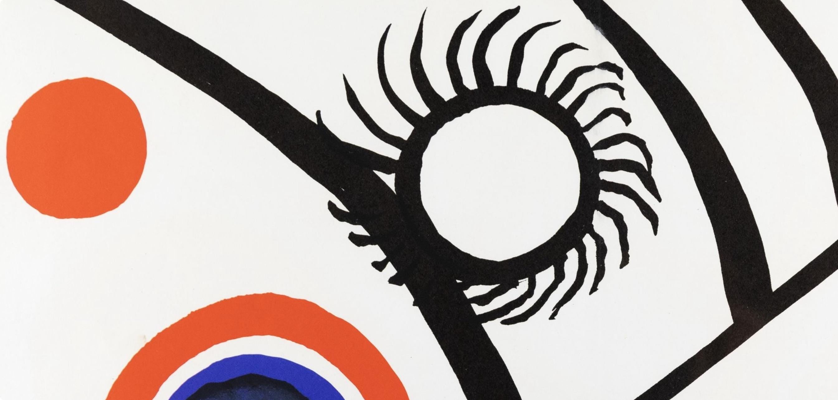 Alexander Calder, Composition, Derrière le miroir, Limited Edition Lithograph