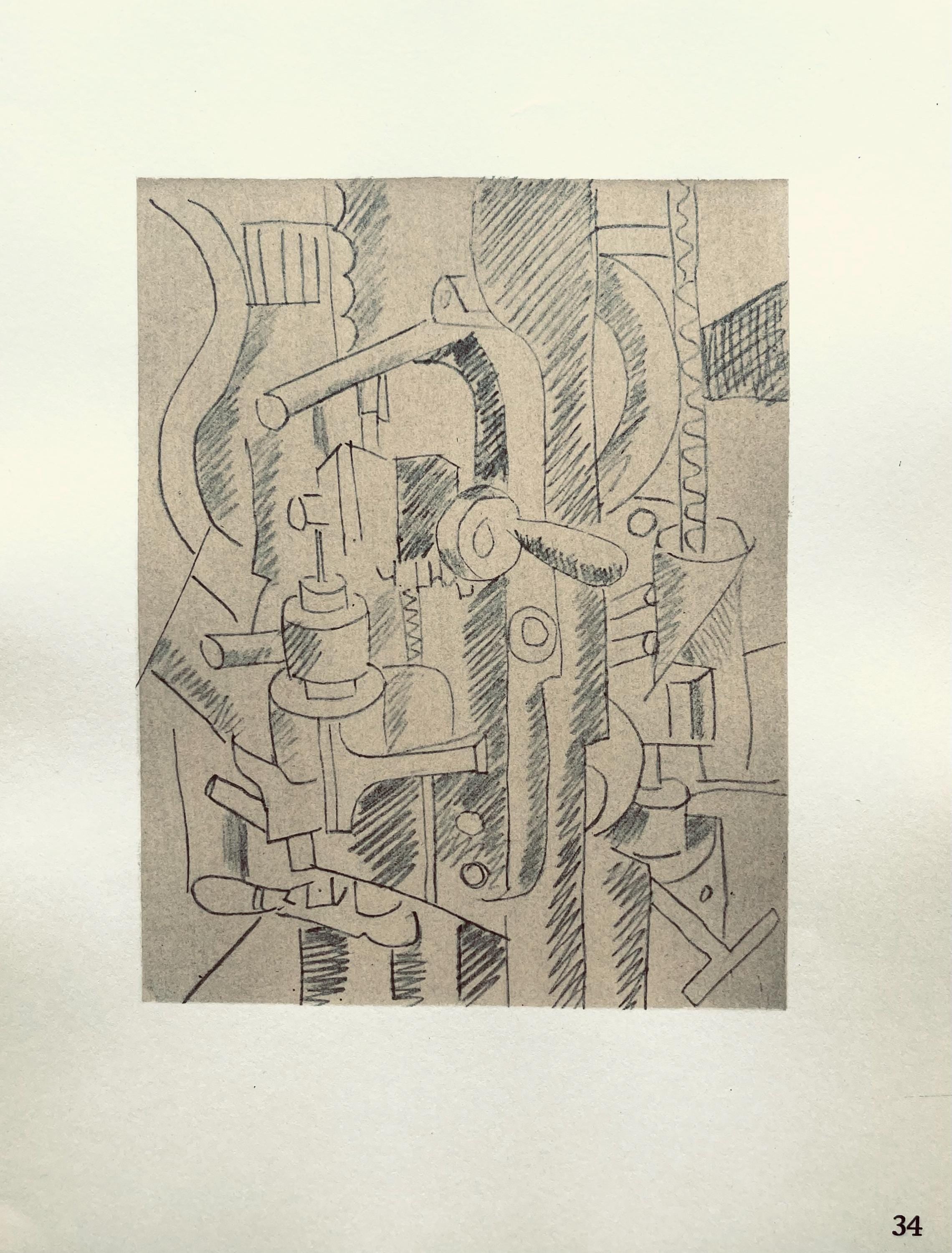 Fernand Léger, Elements Mécaniques, Fernand Léger, Dessins de Guerre, Limited Edition Lithograph