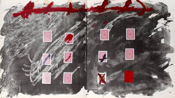 Antoni Tàpies, Composition, Derrière le miroir, Limited Edition Lithograph