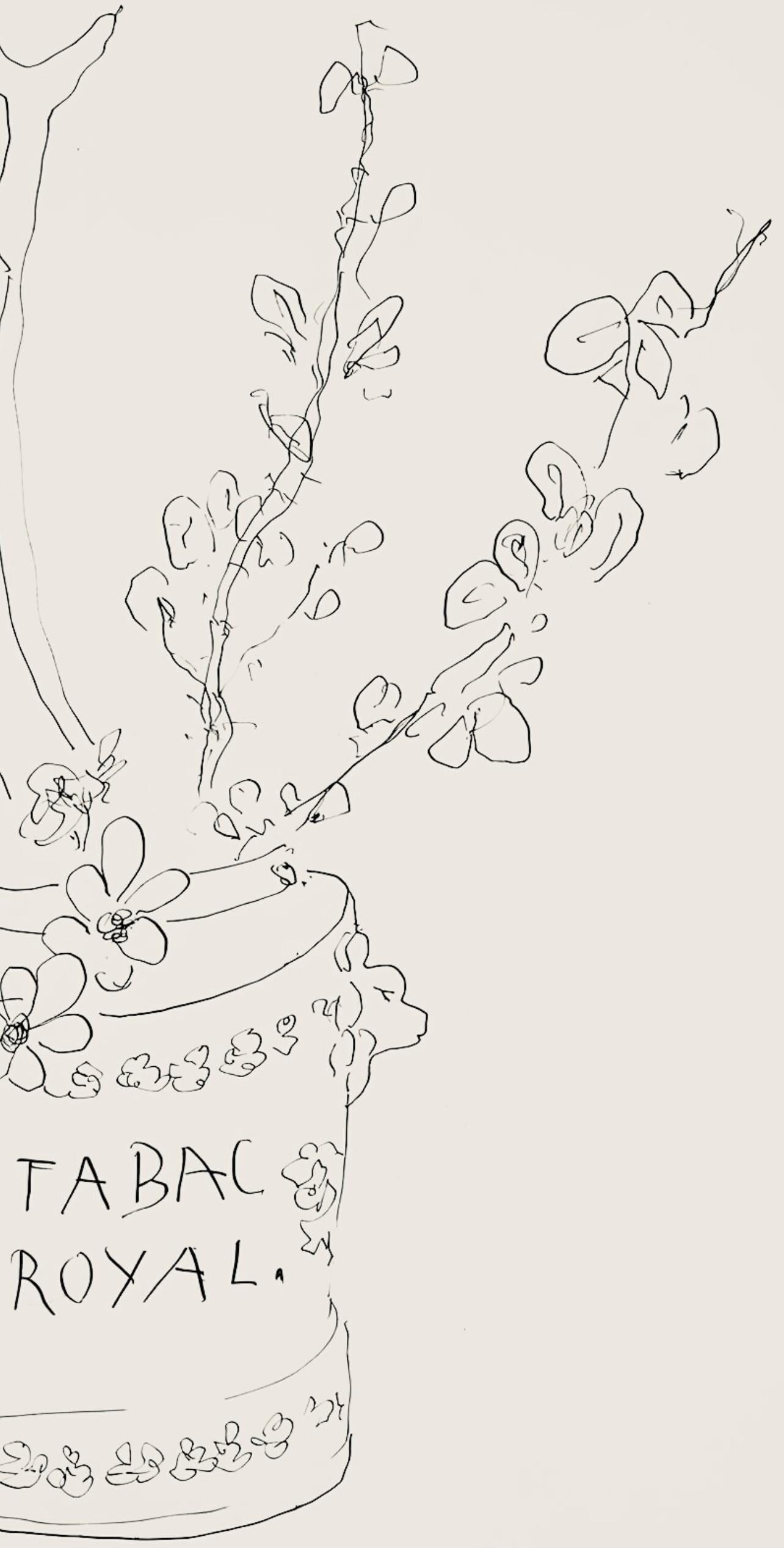 Henri Matisse, Série N Gc'S, var. 4 (Duthuit 9), Henri Matisse, Dessins, Thèmes et variations, Limited Edition Lithograph