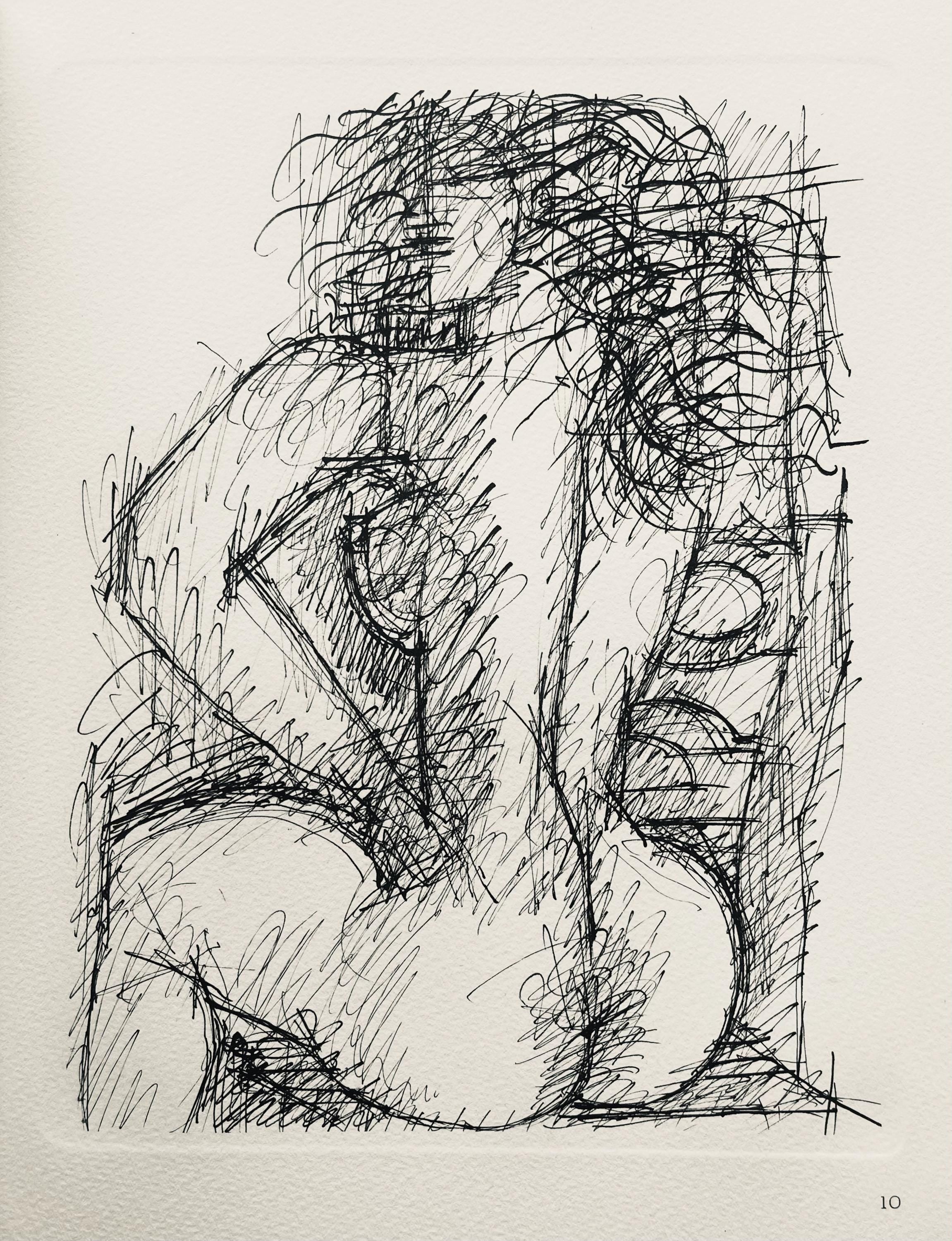 Marcel Gromaire, Composition, Gromaire, Limited Edition Lithograph