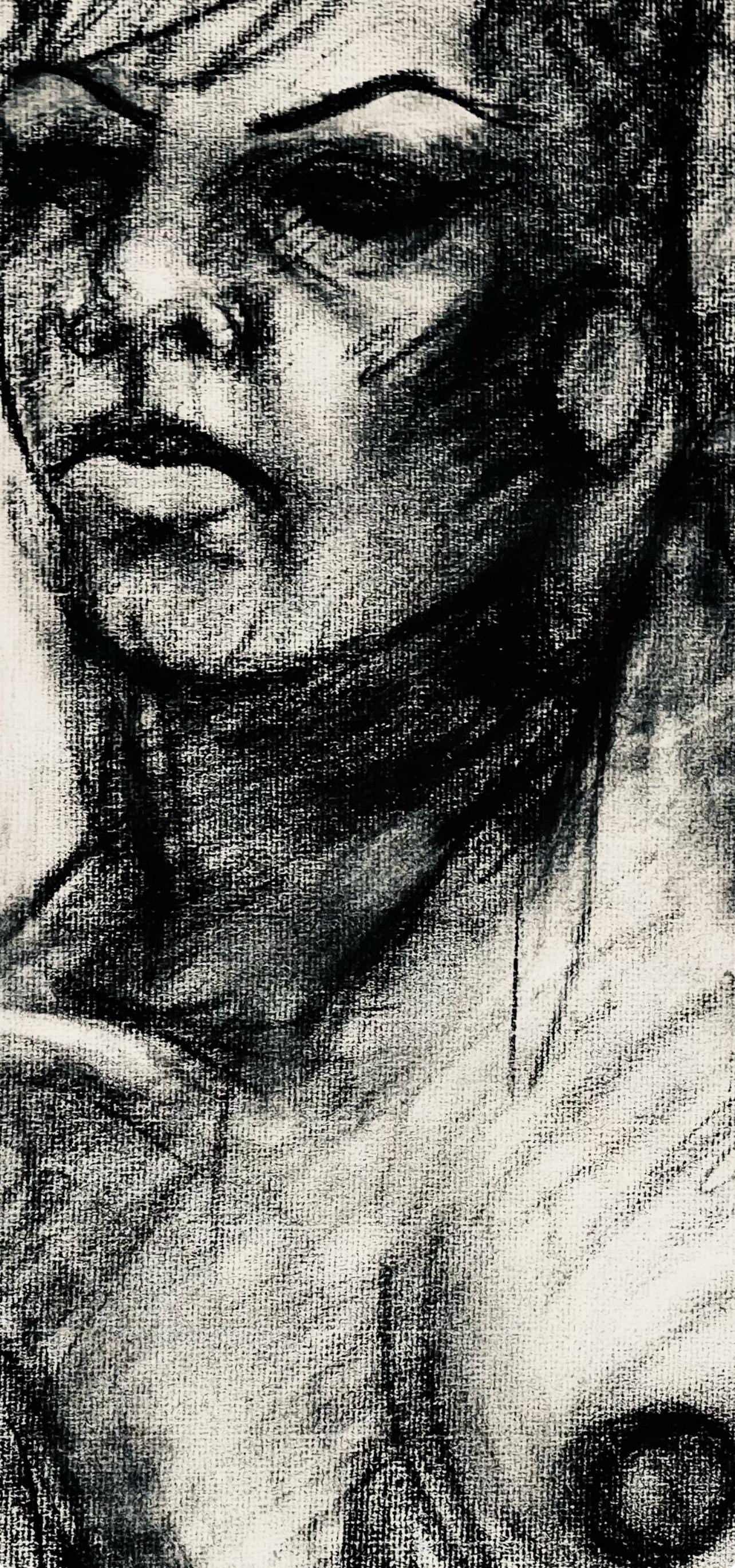 Ian Hornak, Renaissance Female Nude Figure Study, 1963, Original Drawing