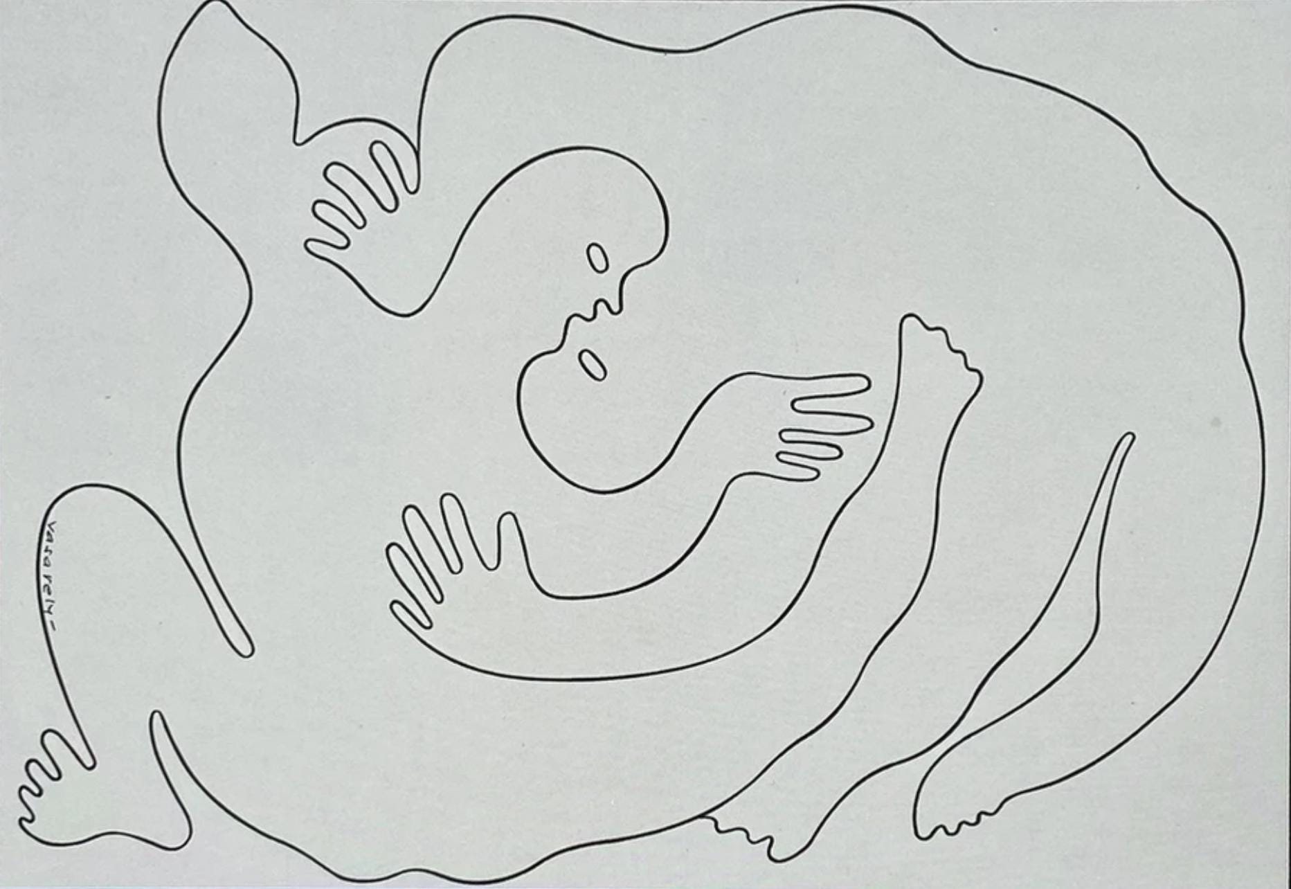 Victor Vasarely, Composition, Graphismes III, Limited Edition Héliogravure