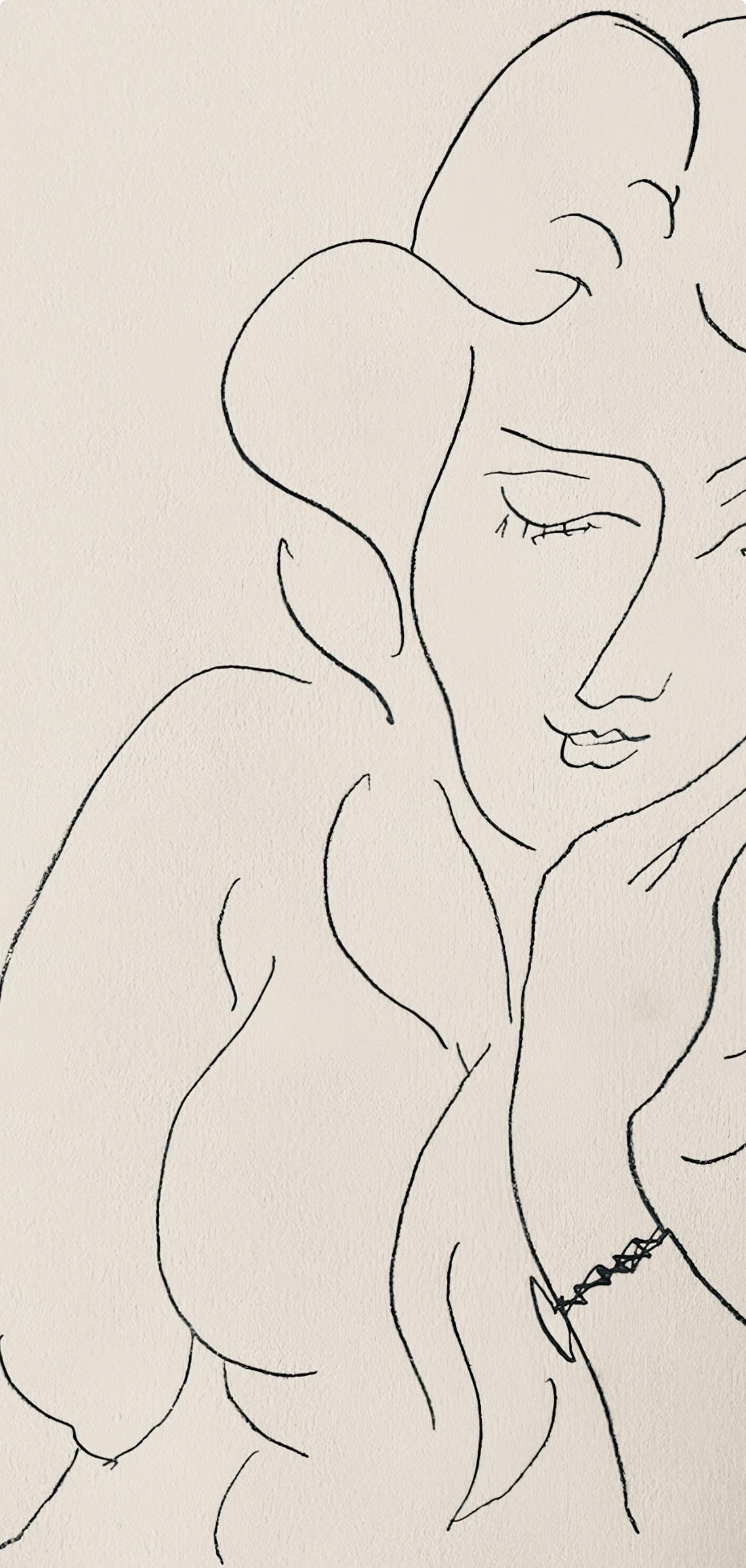 Henri Matisse, Composition, Dessins de Matisse, Hommage nº2, Limited Edition Lithograph