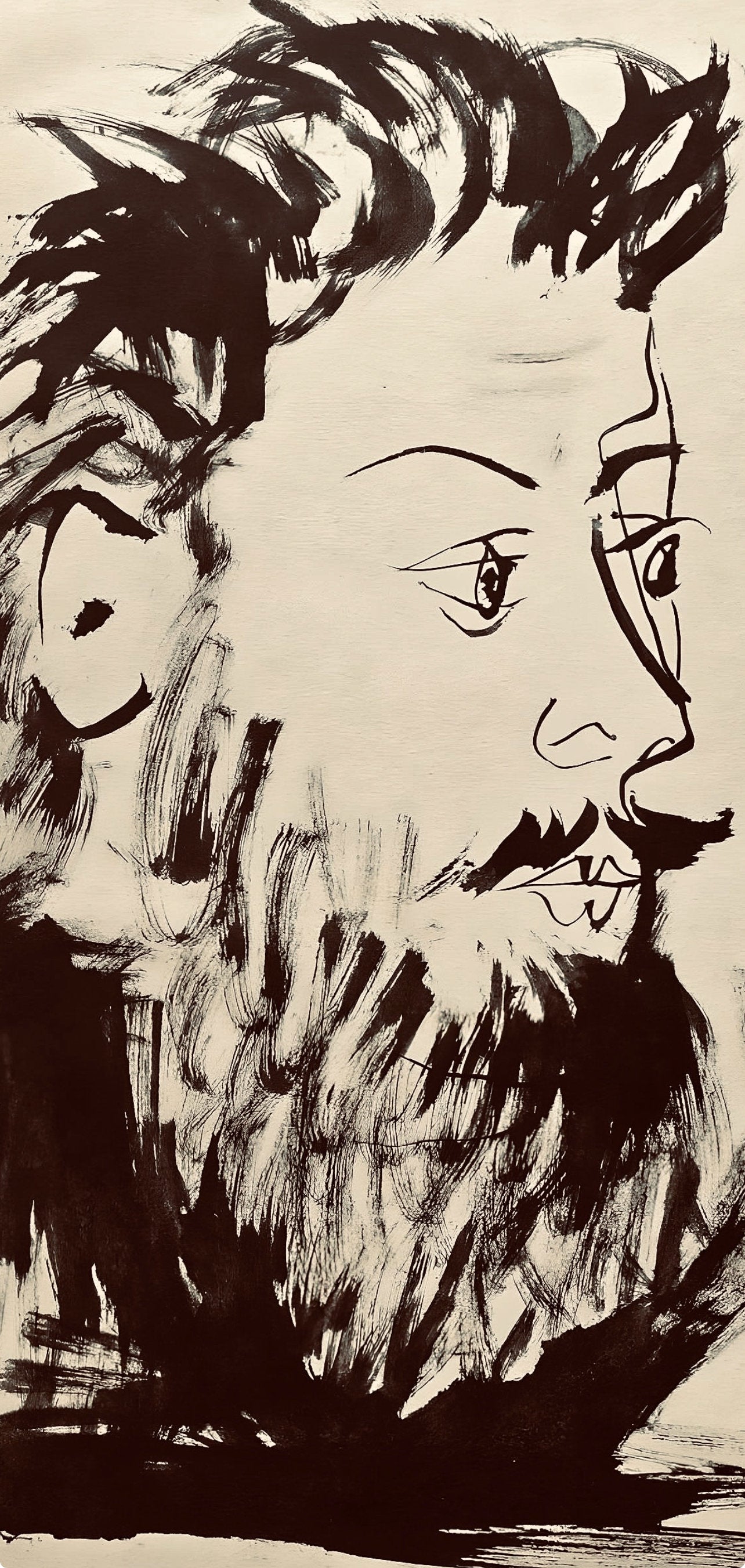 Pablo Picasso, Composition, Carnet de dessins de Picasso, Cahiers d’Art, Limited Edition Lithograph