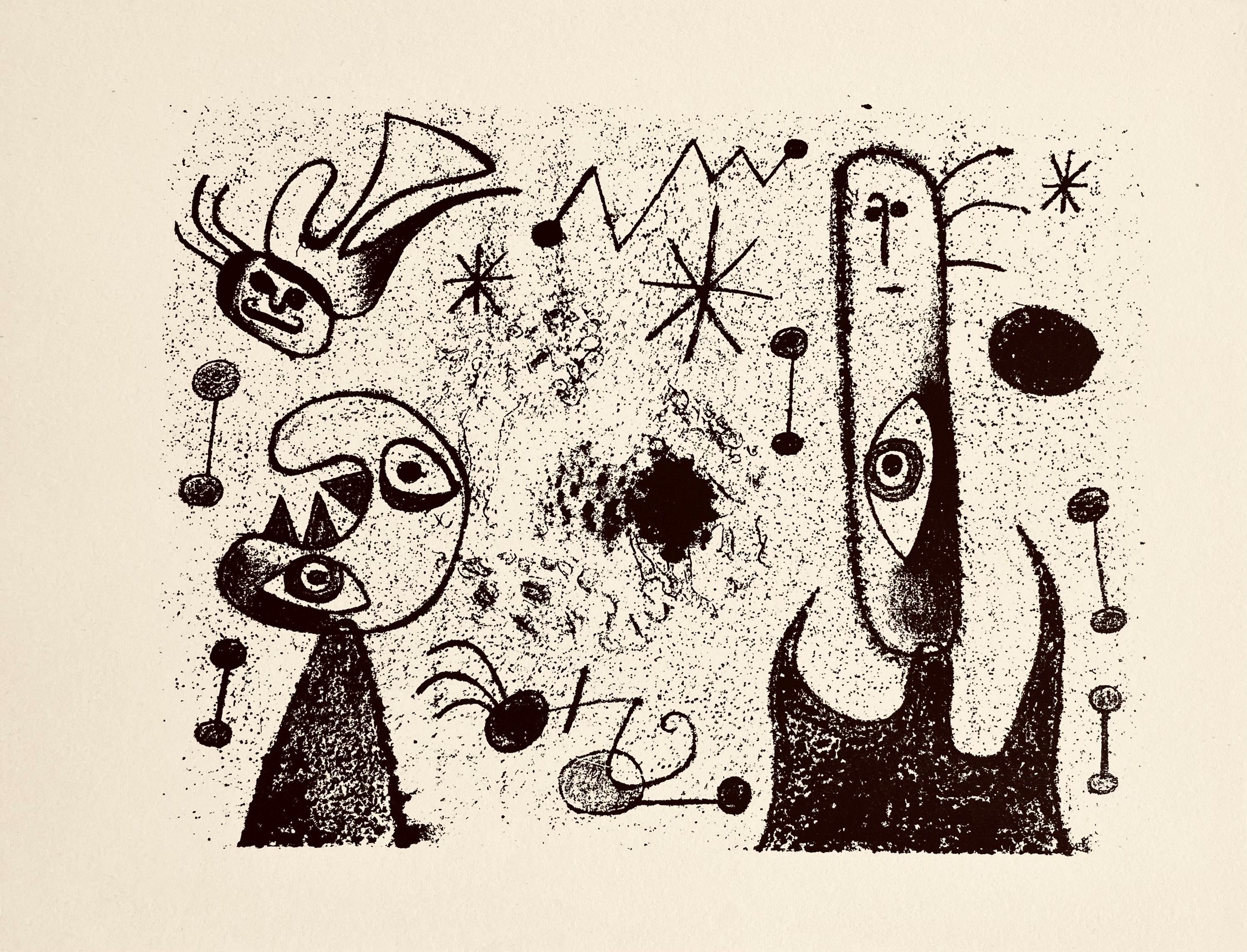 Joan Miró, Composition, The Prints of Joan Miro, Limited Edition Etching