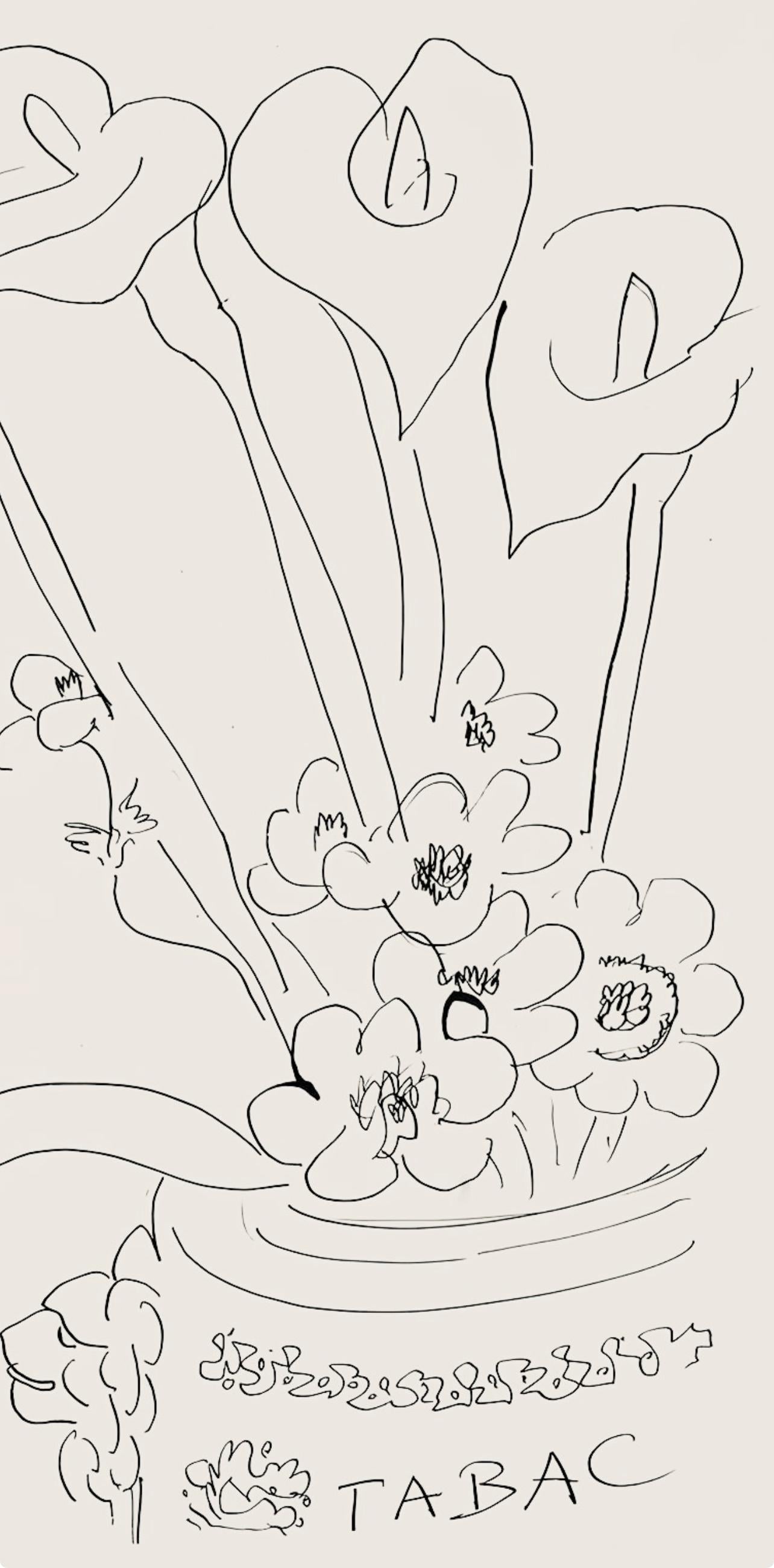 Henri Matisse, Série N Gc'S, var. 6 (Duthuit 9), Henri Matisse, Dessins, Thèmes et variations, Limited Edition Lithograph