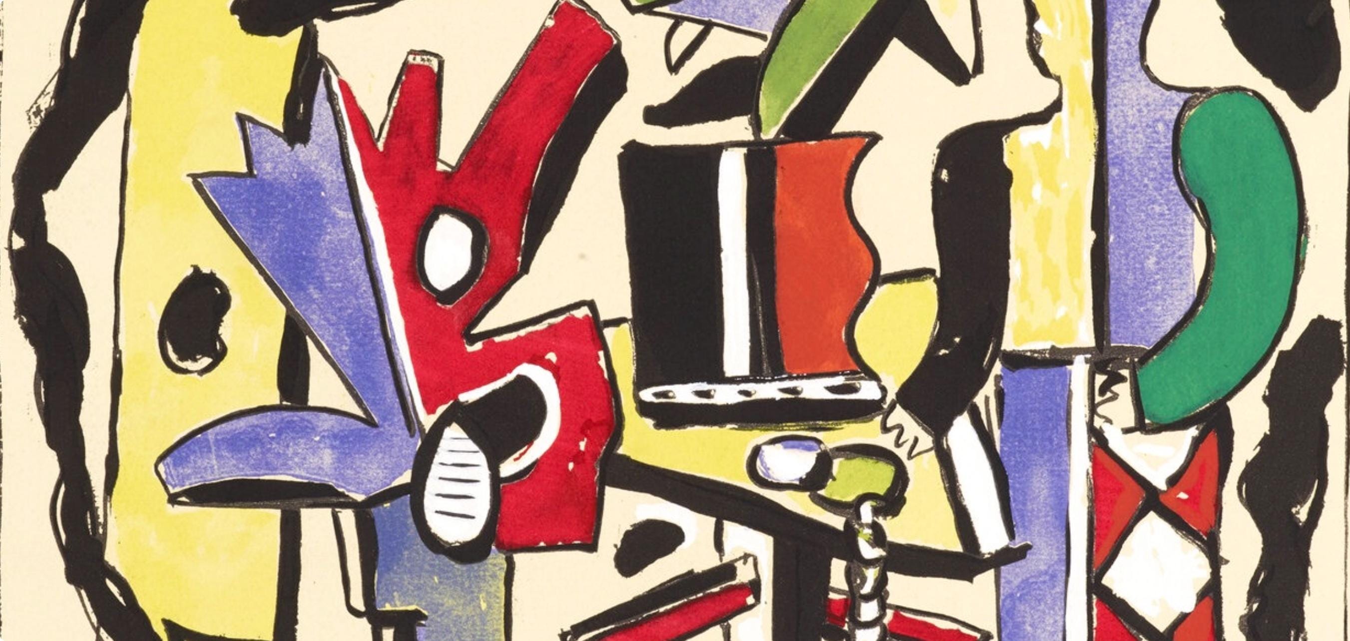 Fernand Léger, Composition, Douze Contemporains, Limited Edition Lithograph