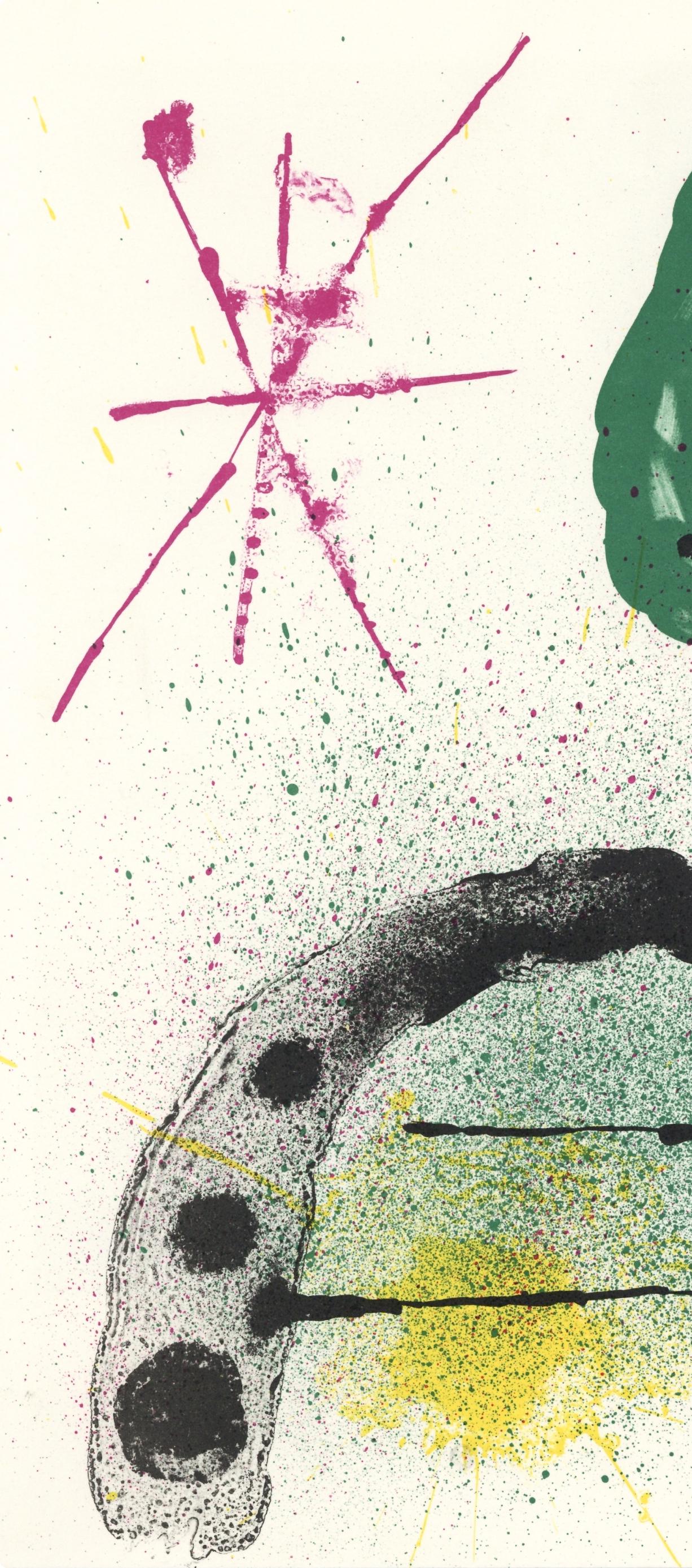 Joan Miró, Composition (Cramer 83; Mourlot 340-347), Derrière le miroir, Limited Edition Lithograph