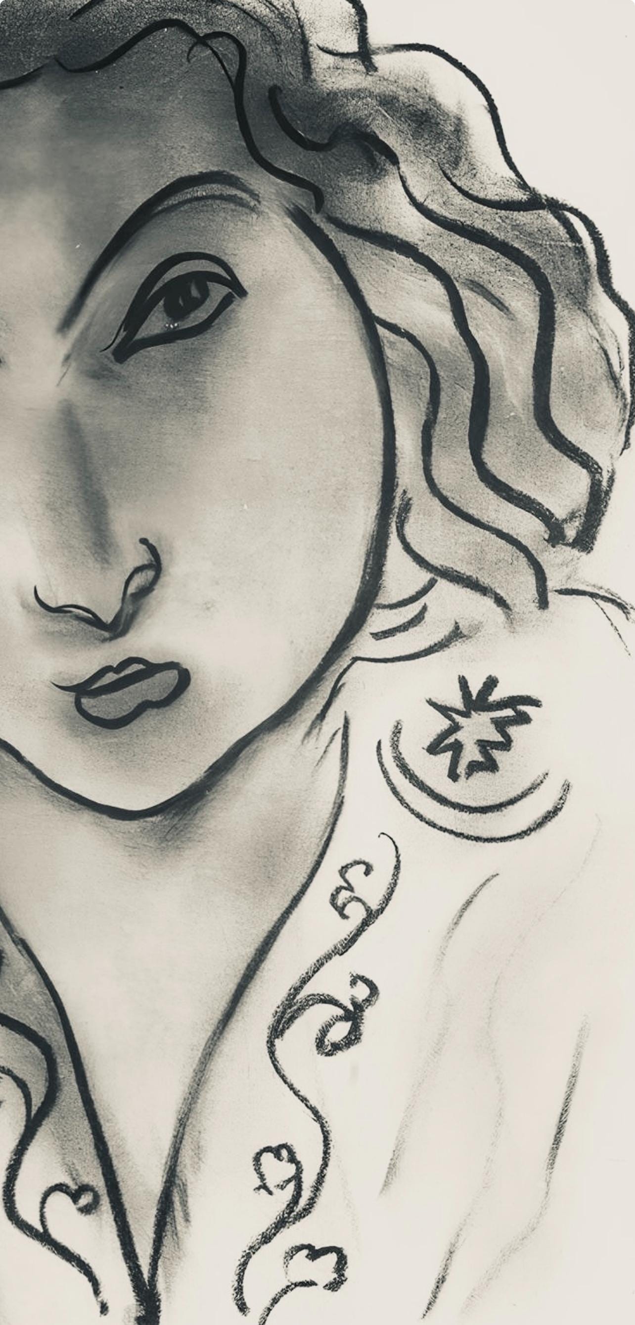 Henri Matisse, Série I, var. 1 (Duthuit 9), Henri Matisse, Dessins, Thèmes et variations, Limited Edition Lithograph