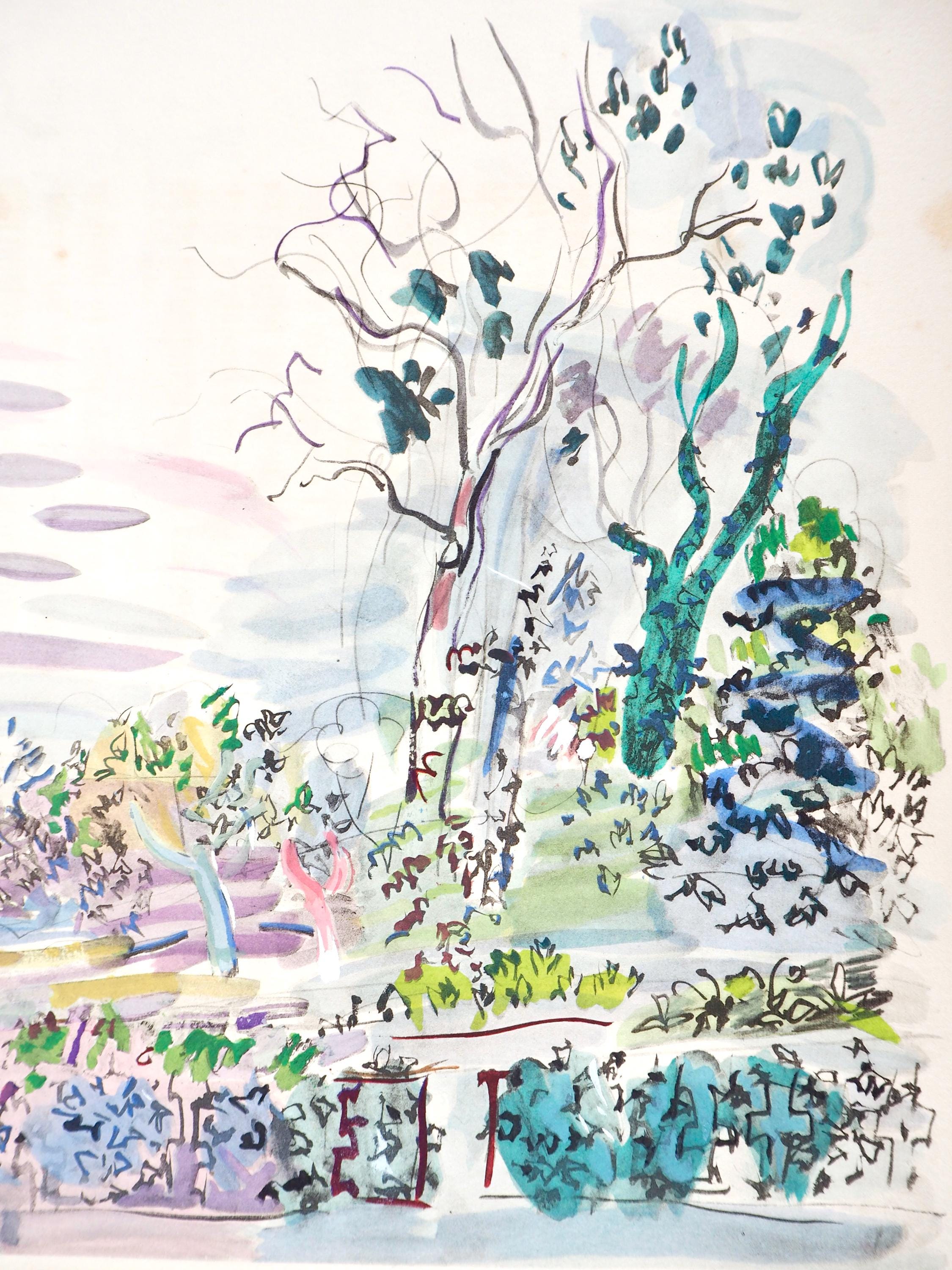 Raoul Dufy, Composition, Eaux-de-vie, Esprit de la fleur et du fruit, Limited Edition Lithograph