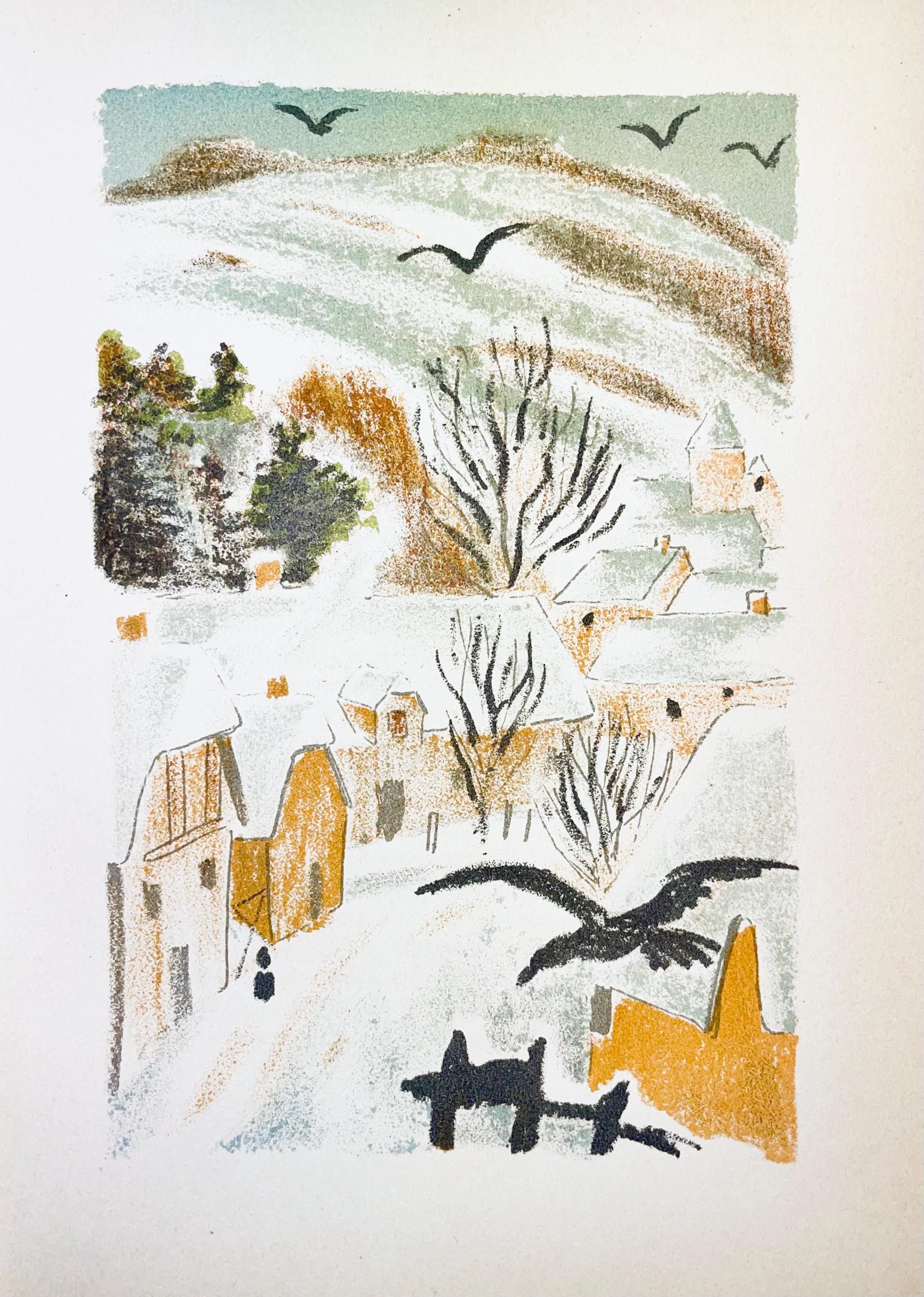 Maurice Mourlot, Composition, de Goupil a Margot, Histoires De Bêtes, Limited Edition Lithograph