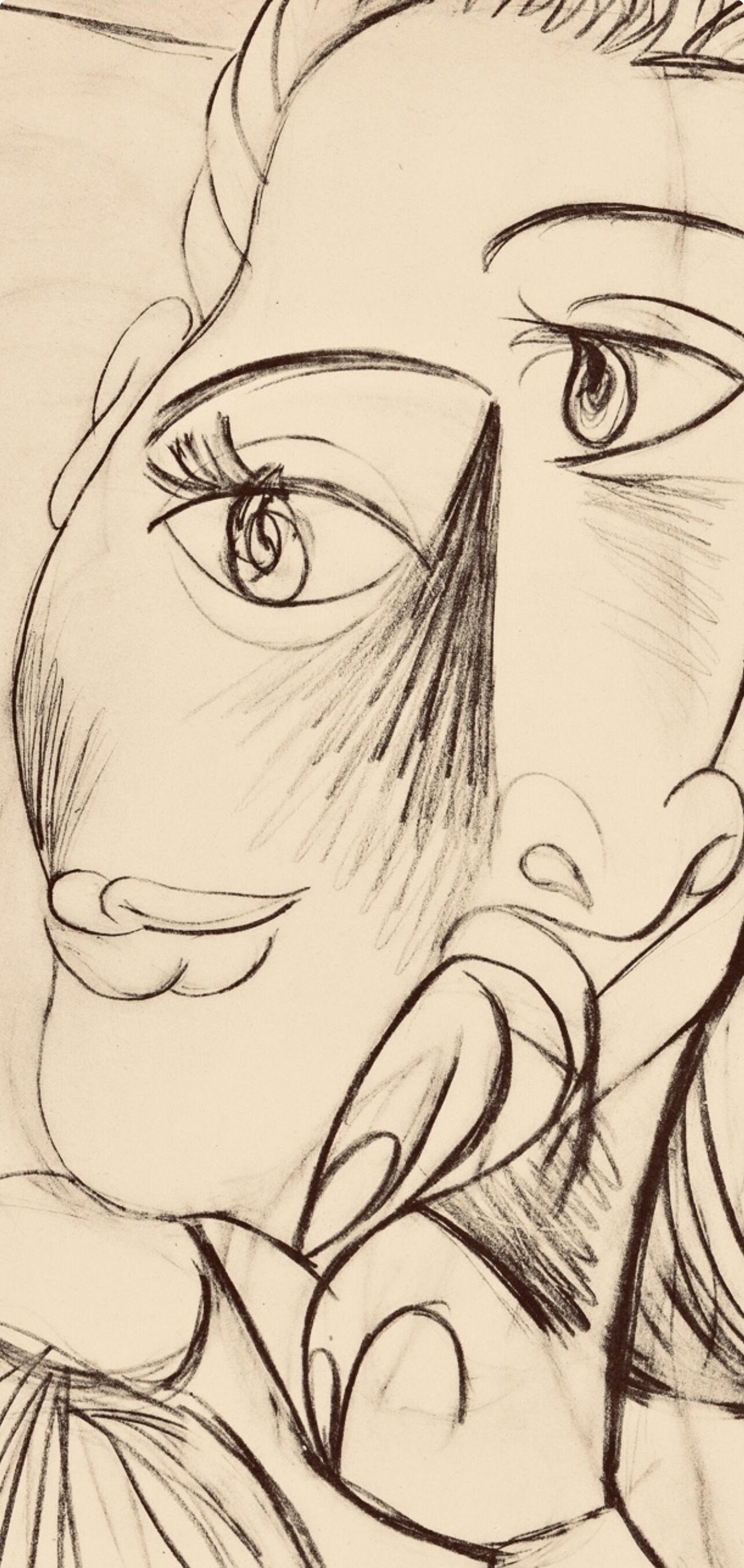 Pablo Picasso, Composition, Carnet de dessins de Picasso, Cahiers d’Art, Limited Edition Lithograph