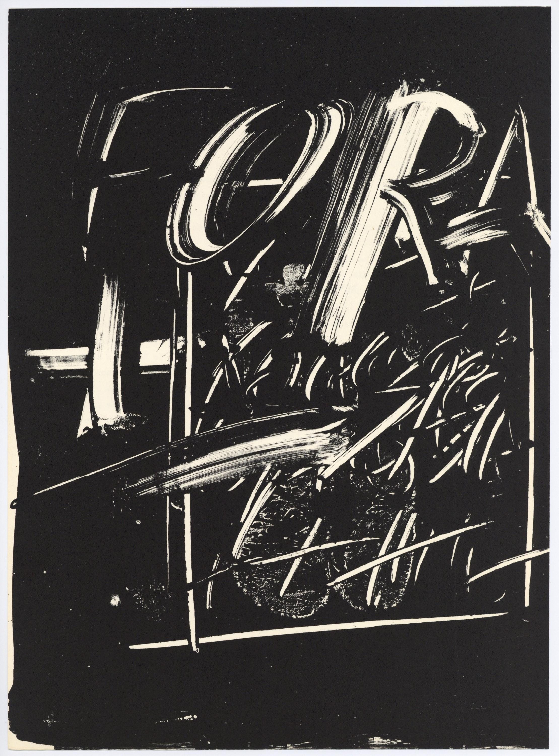 Antoni Tàpies, Composition, Derrière le miroir, Limited Edition Lithograph