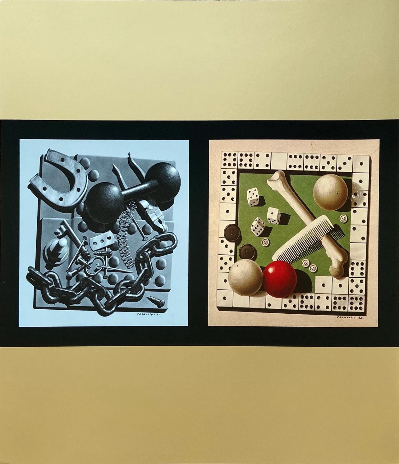 Victor Vasarely, Composition, Graphismes I, Limited Edition Héliogravure