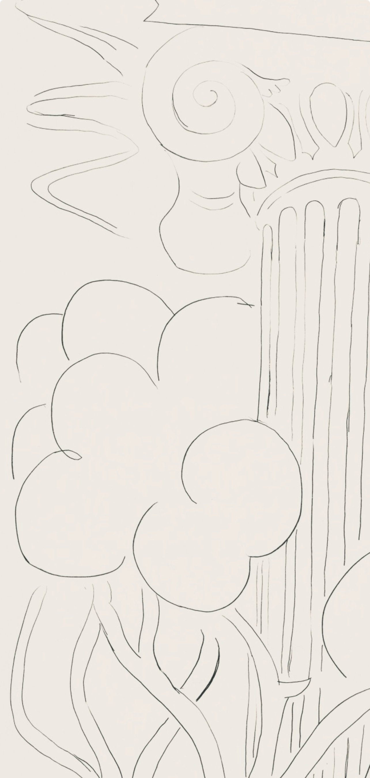 Henri Matisse, Mes bouquins refermés sur le nom de Paphos, Poésies, Limited Edition Lithograph