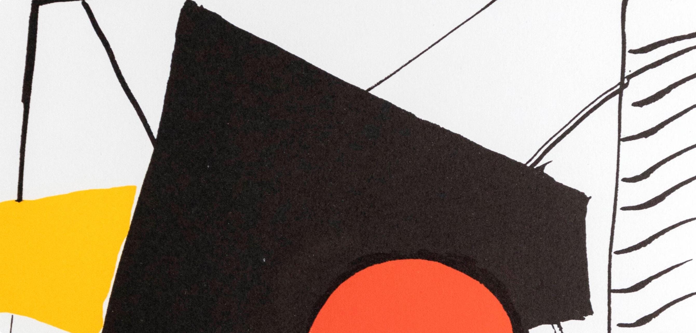 Alexander Calder, Composition, Derrière le miroir, Limited Edition Lithograph