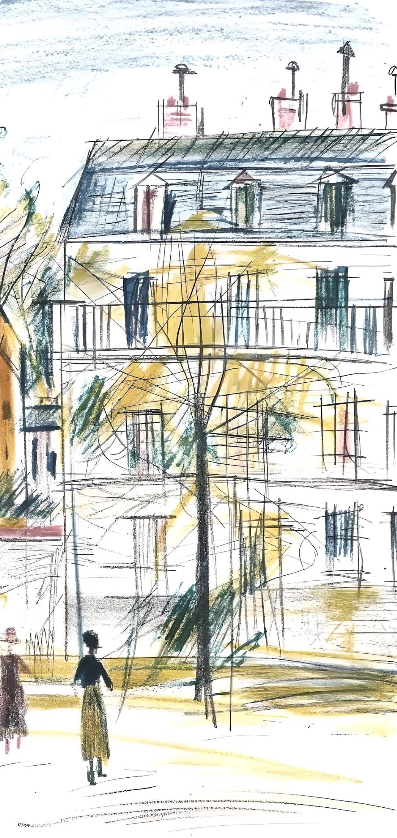 Maurice Utrillo, Composition, Éloge de Maurice Utrillo, Limited Edition Lithograph