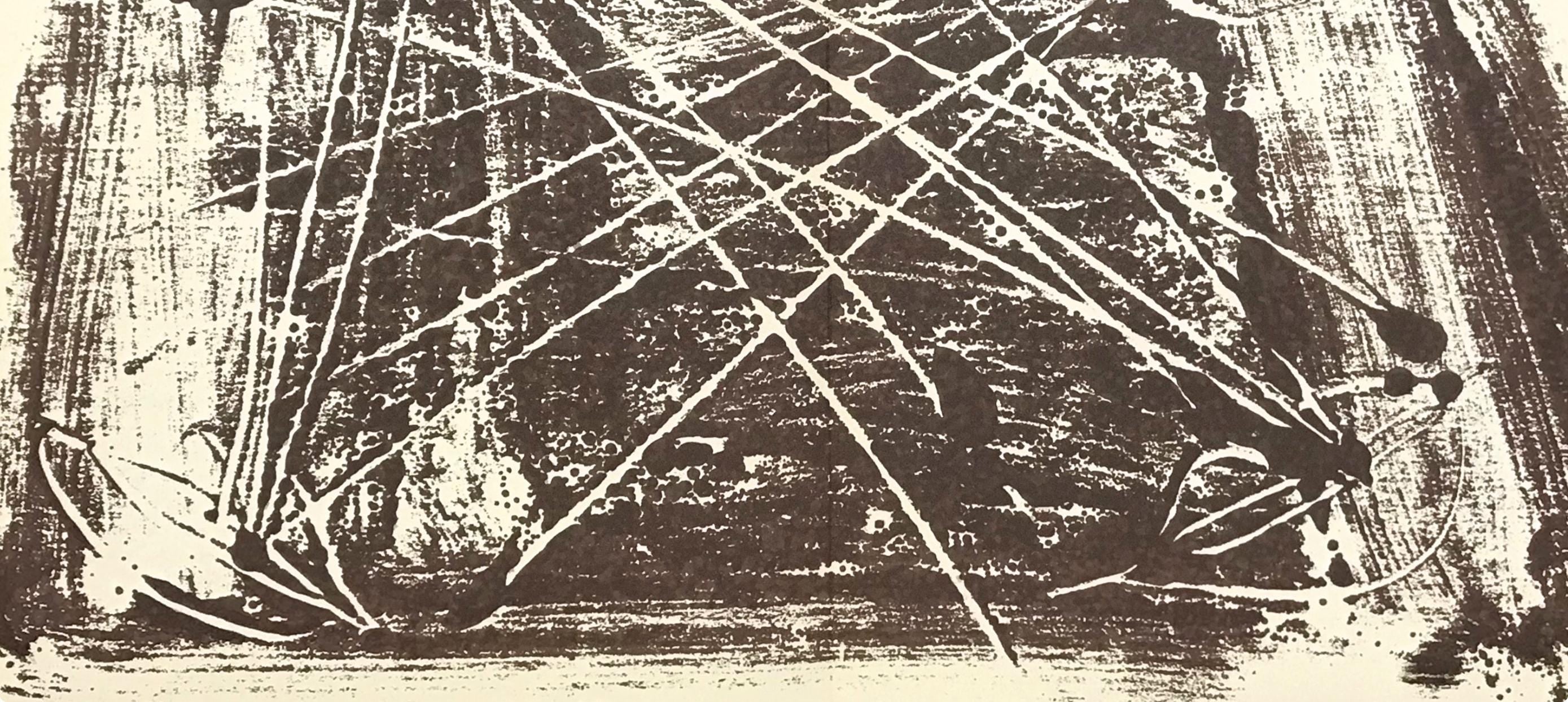 Antoni Tàpies, Composition, Derrière le miroir, Limited Edition Lithograph
