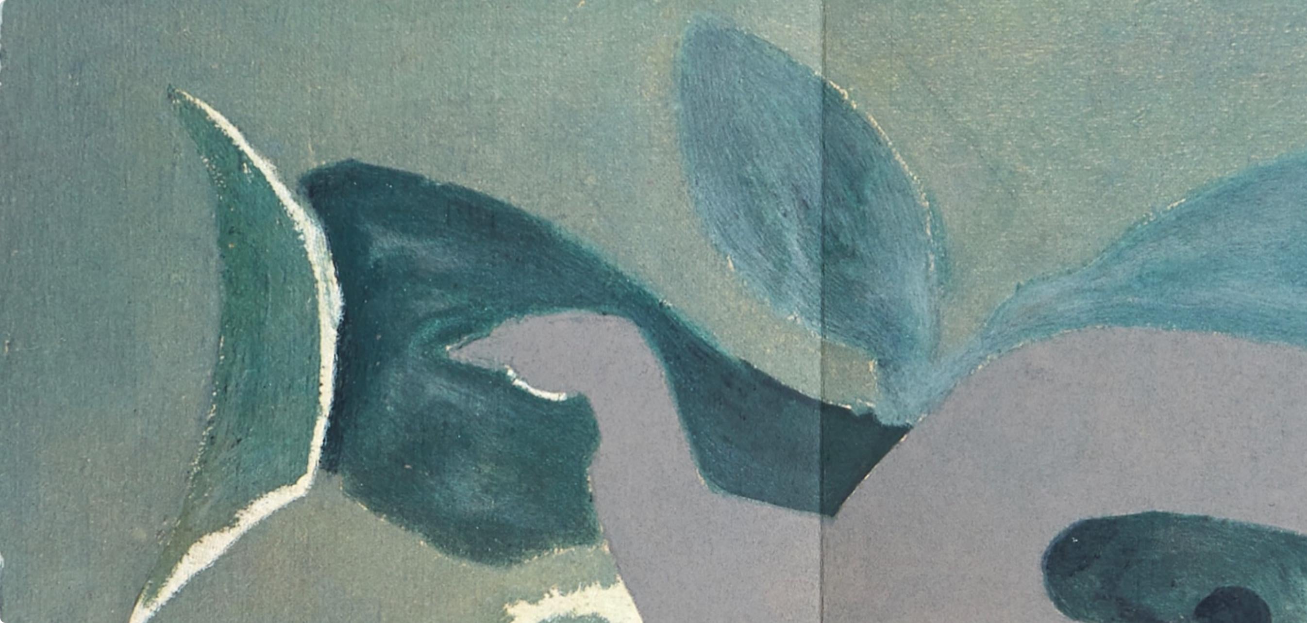 Georges Braque, Composition, Derrière le miroir, Limited Edition Lithograph