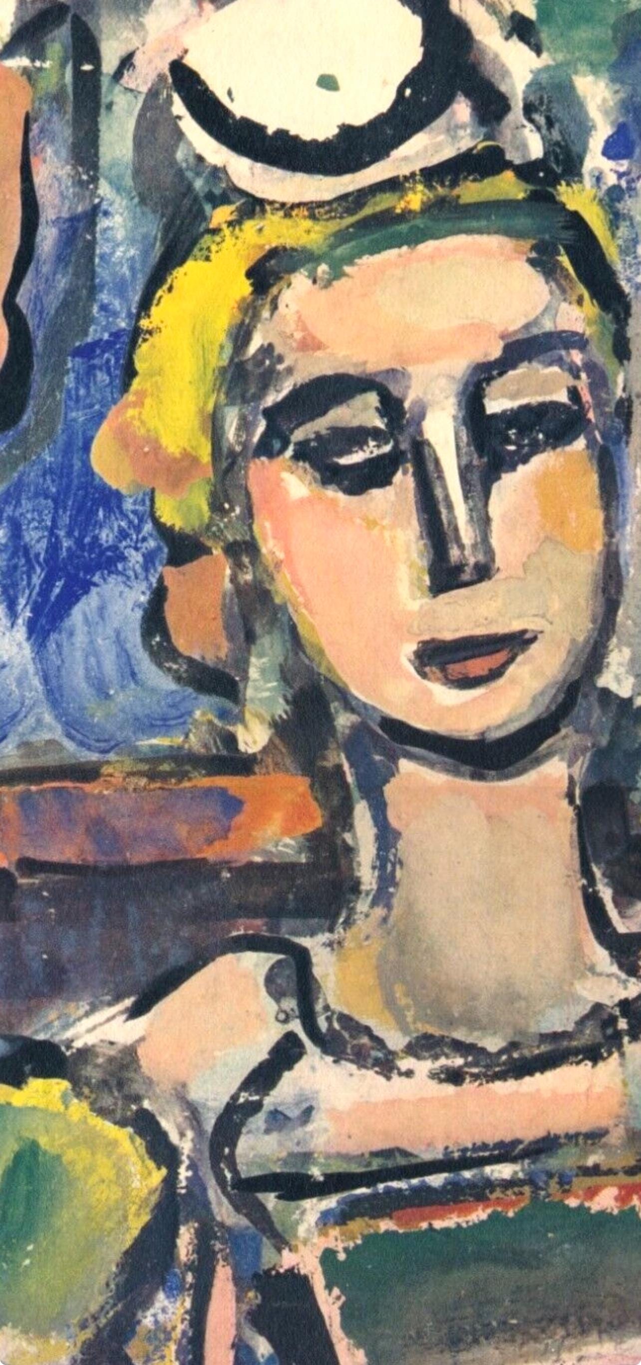 Georges Rouault, Composition, Divertissement, Limited Edition Lithograph