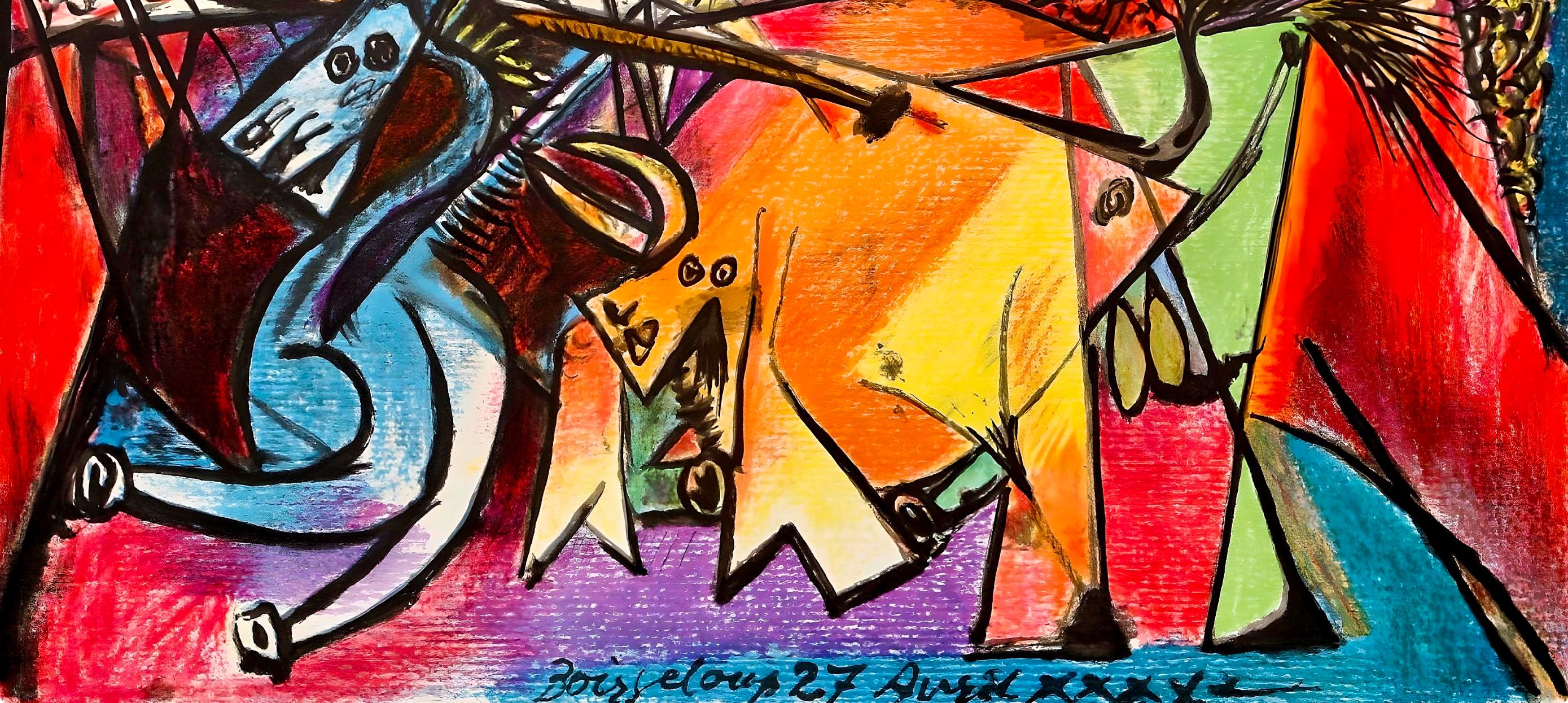 Pablo Picasso, Composition, Picasso 1930-1935, Cahiers d'Art, Limited Edition Lithograph