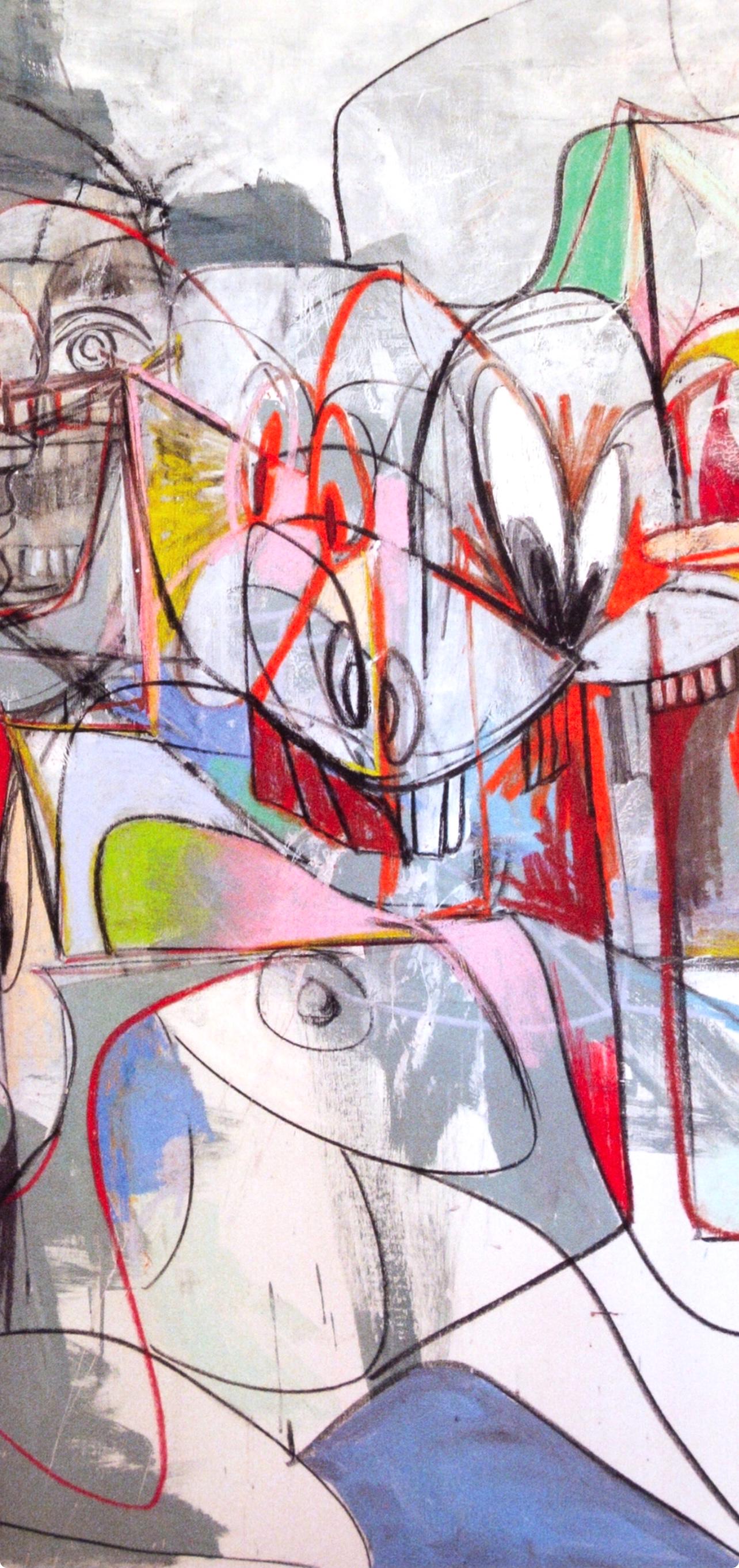 George Condo, Conversations, Drawing Paintings, Limited Edition Four Color Process Print