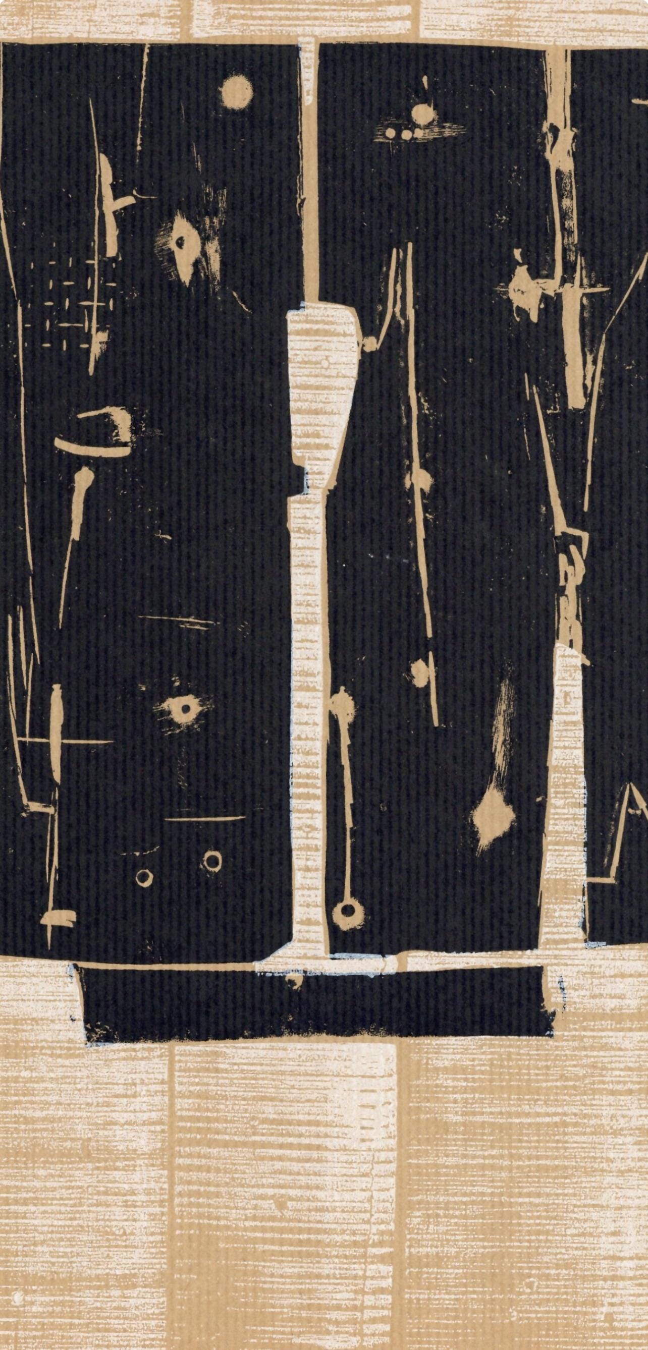Pietro Consagra, Composition, XXe siècle, Limited Edition Woodcut