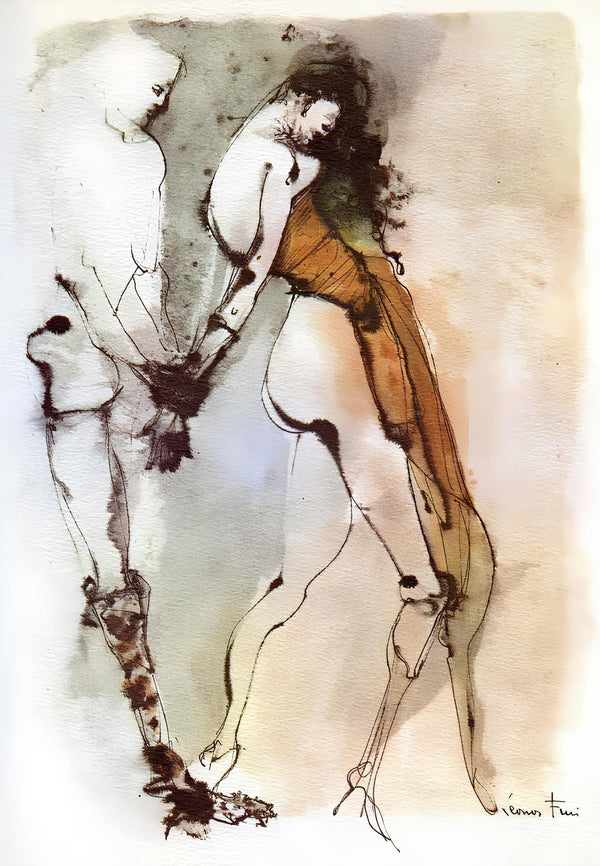 Léonor Fini, Composition, Histoire d'O, Limited Edition Lithograph