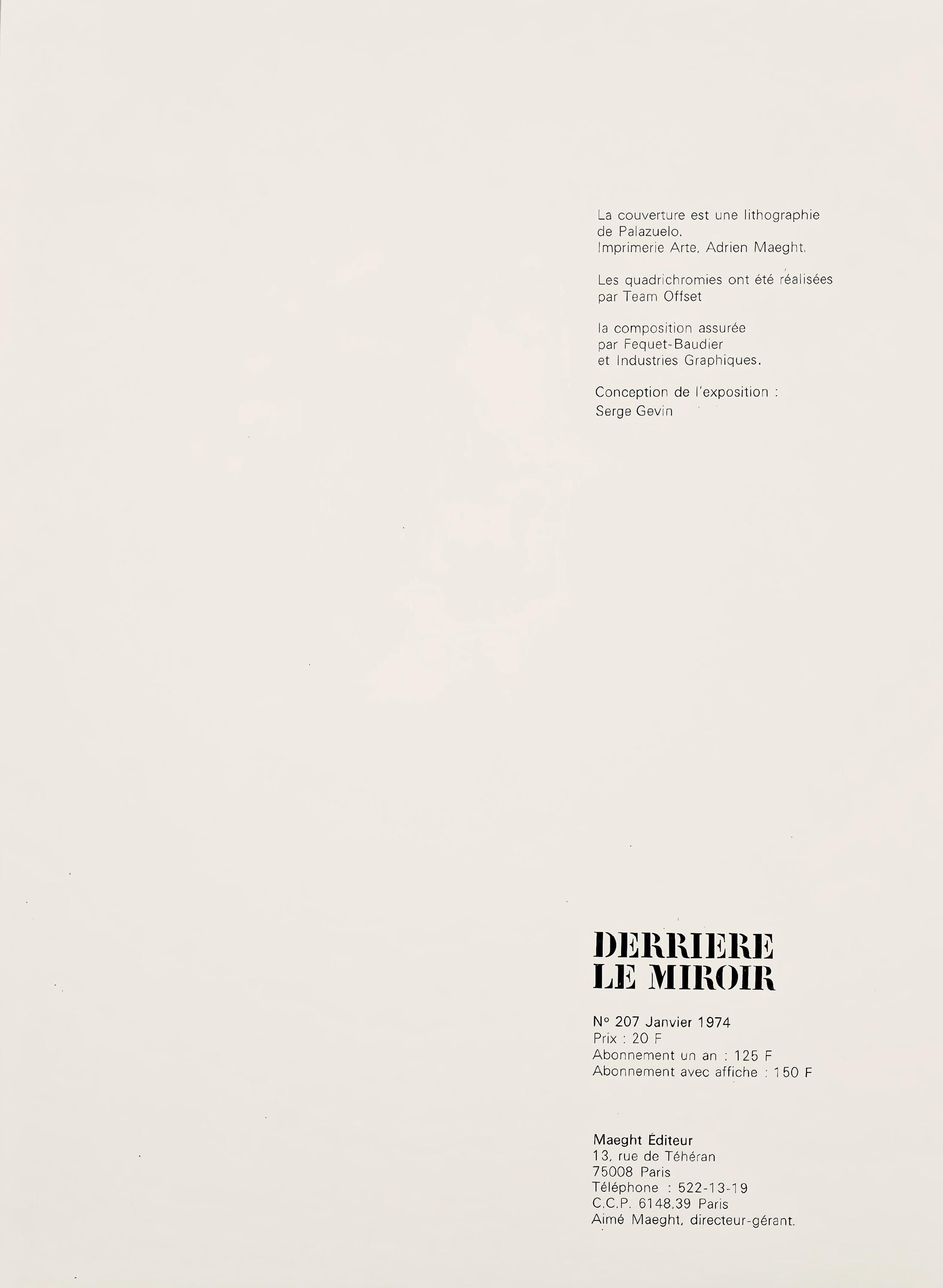 Raoul Ubac, Composition, Derrière le miroir, Limited Edition Lithograph