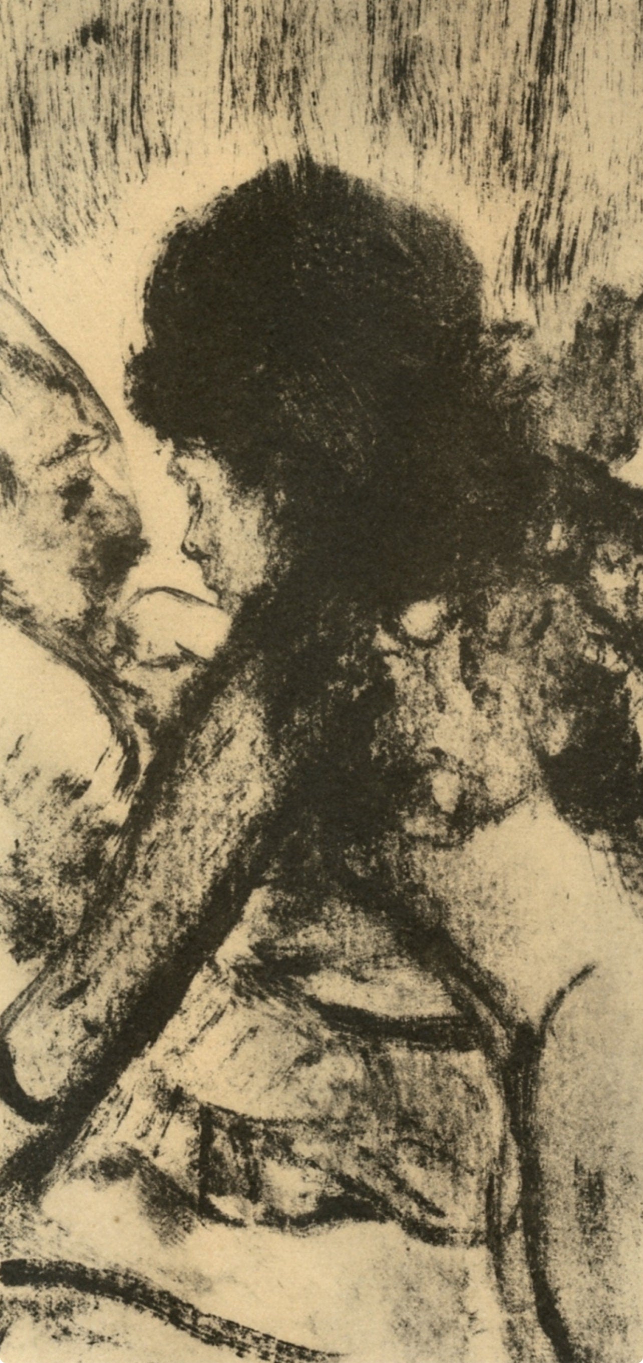 Edgar Degas, Conversation, E. Degas Monotypes, Limited Edition Monotype
