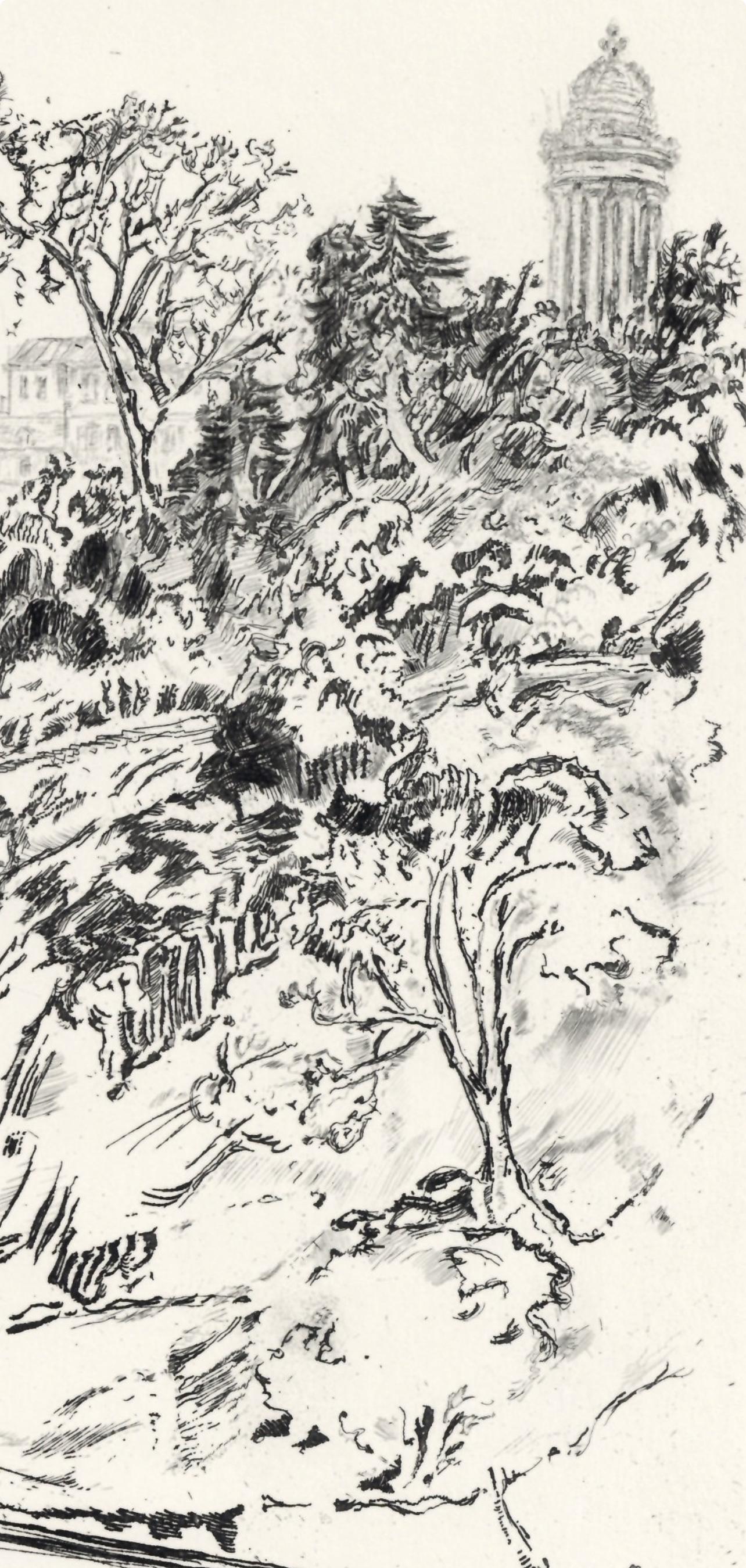 Laure Stella Bruni, Ménilmontant, A La gloire à Paris, Limited Edition Etching