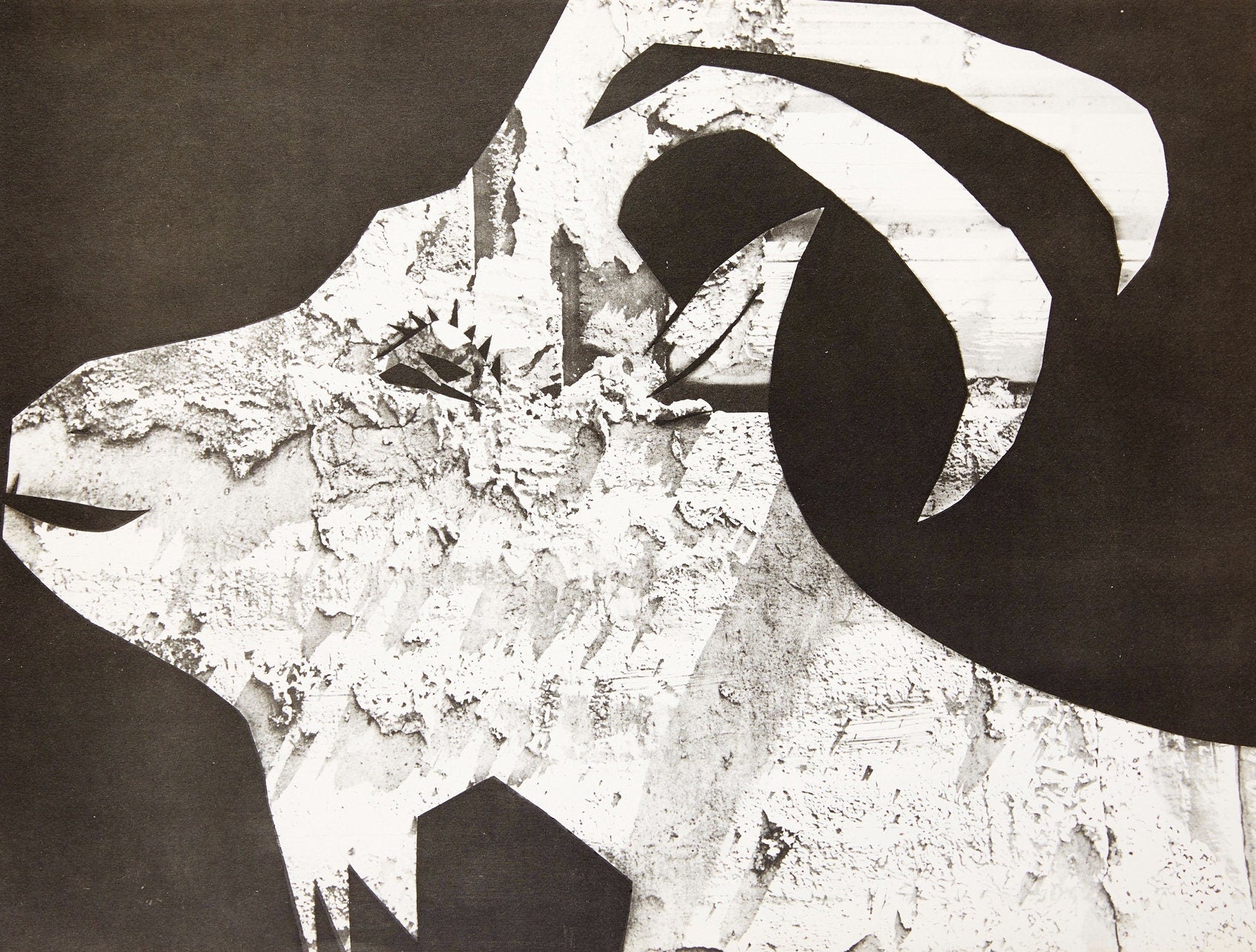 Pablo Picasso, Composition (Bloch 112; Kibbey 1466; Goeppert 115), Diurnes Découpages et Photographies, Limited Edition Phototype