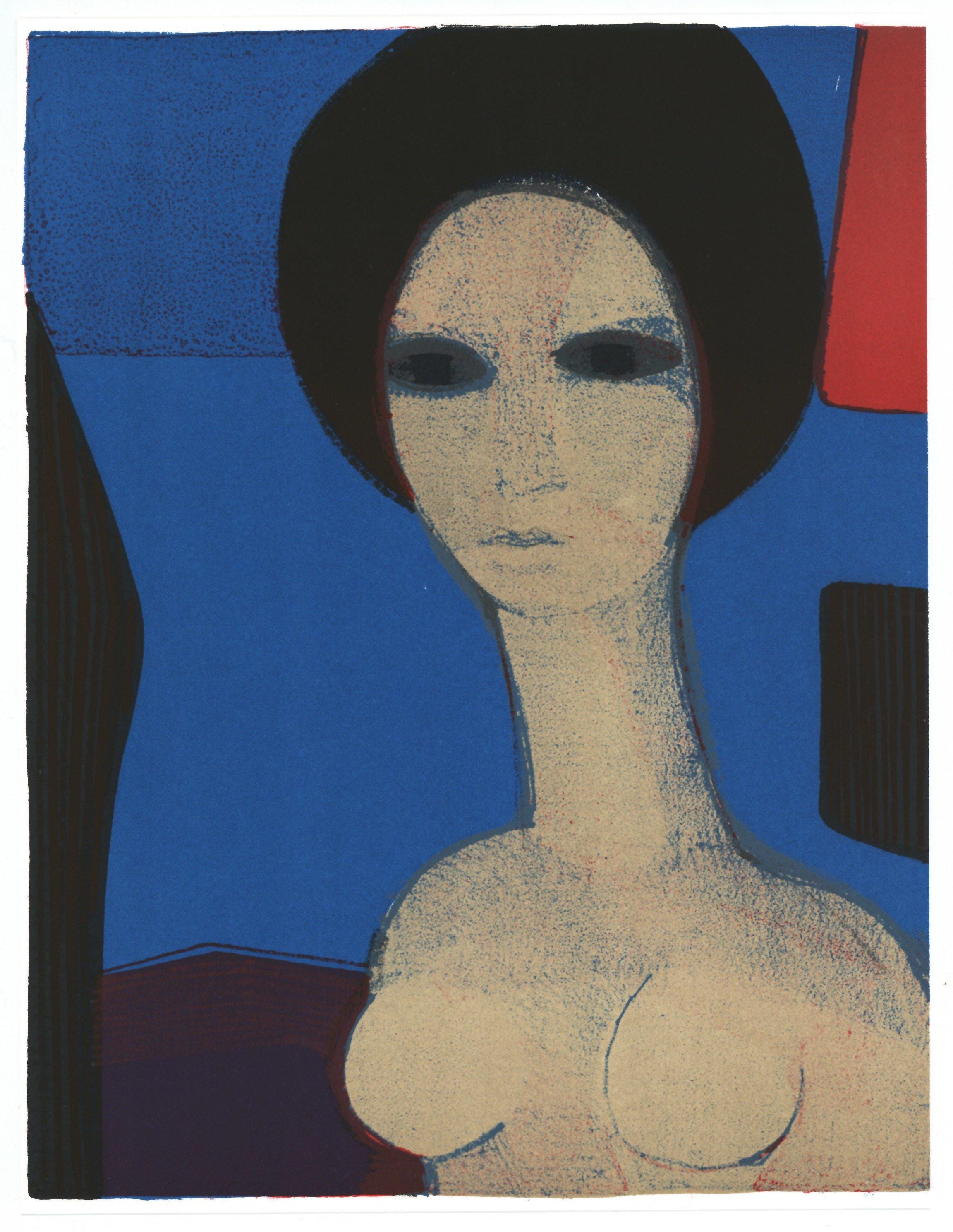 André Minaux, Composition, L'Odyssée, Limited Edition Lithograph