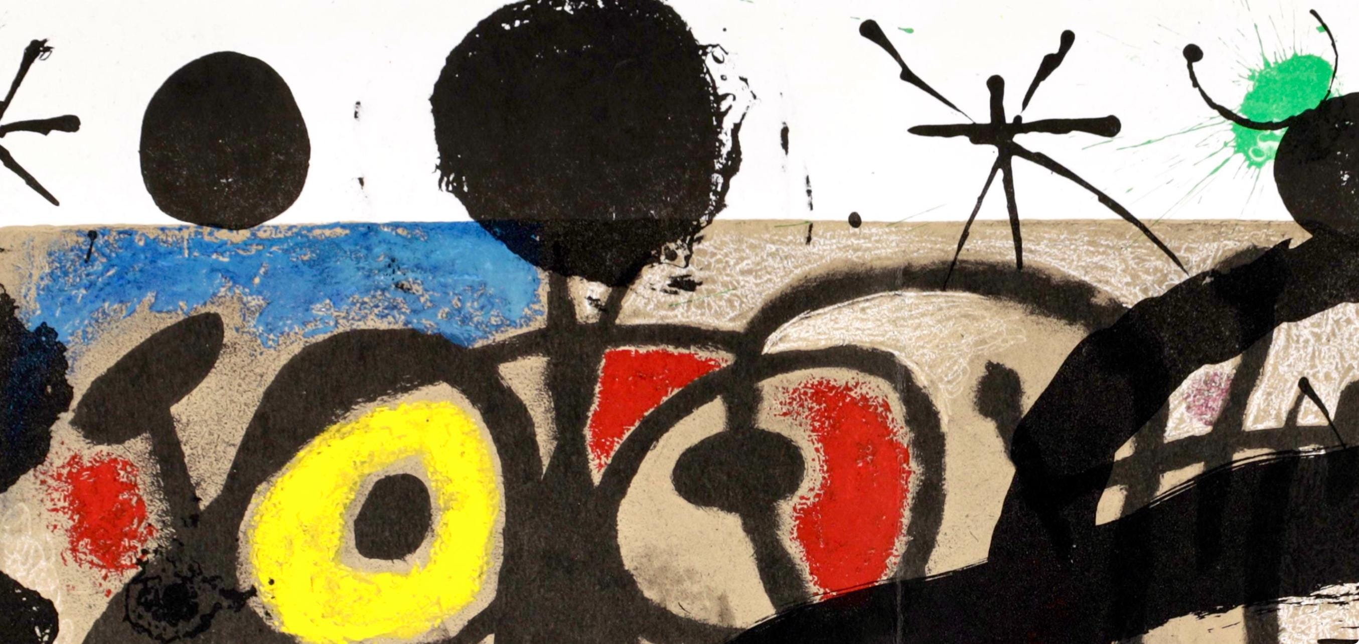 Joan Miró, Composition (Cramer 102; Mourlot 428-449), Derrière le miroir, Limited Edition Lithograph
