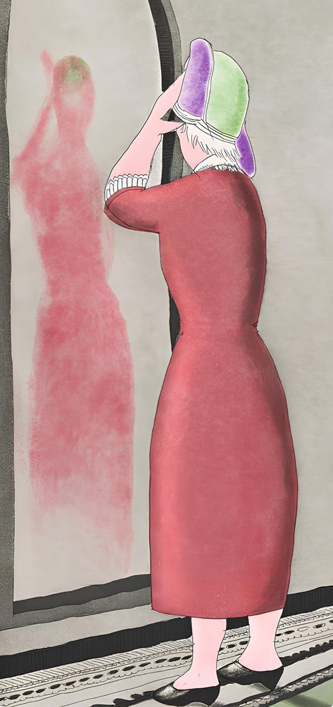 Benny Andrews, Composition, Everything That Rises Must Converge, Limited Edition Etching