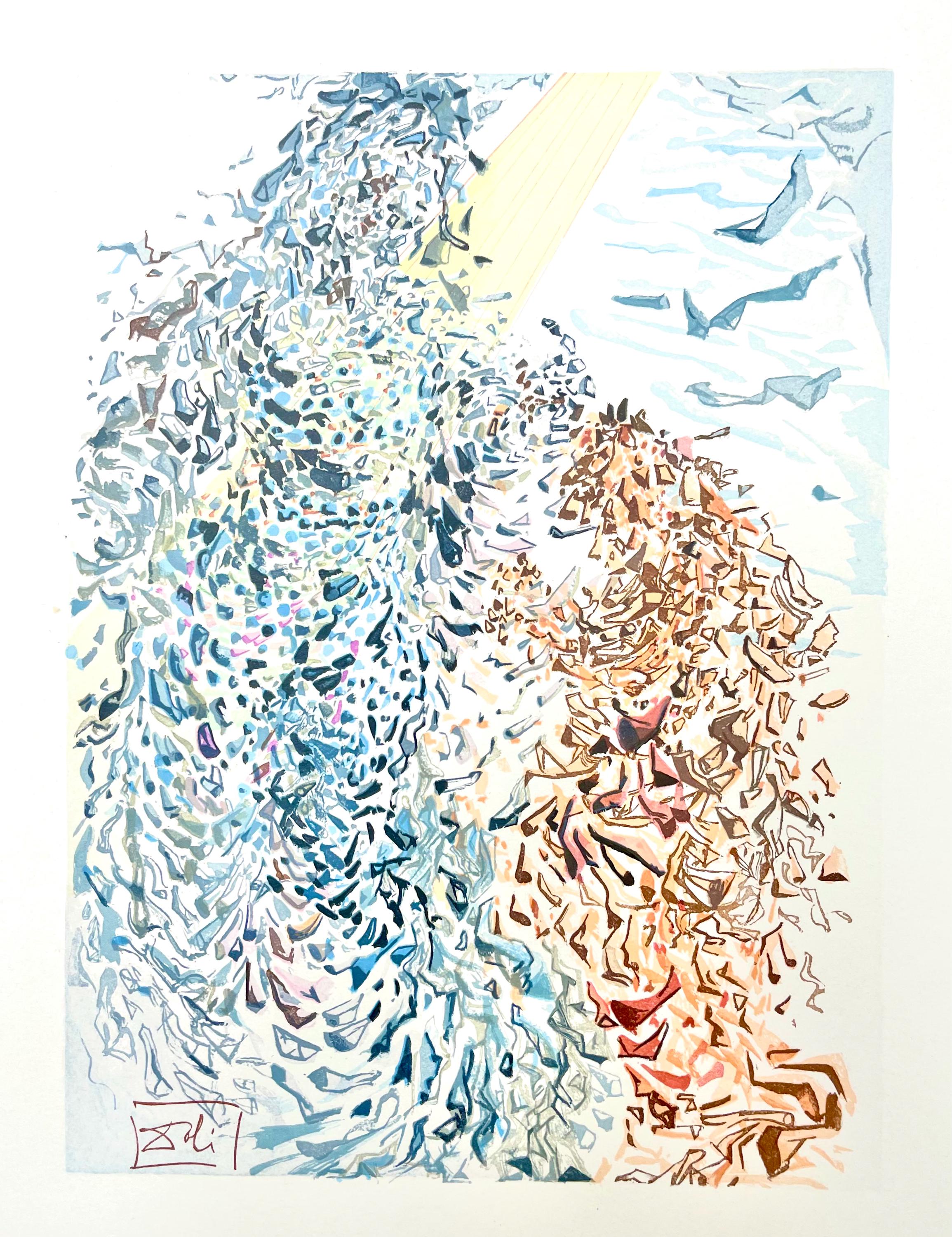 Salvador Dali, Paradies XI (Field 189-200; Michler/Löpsinger 1039-1138), Die Göttliche Komödie, Signed, Limited Edition Woodcut