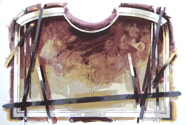 Gerard Titus-Carmel, Composition, Hommage à Aimé et Marguerite Maeght, Derrière le miroir, Limited Edition Lithograph