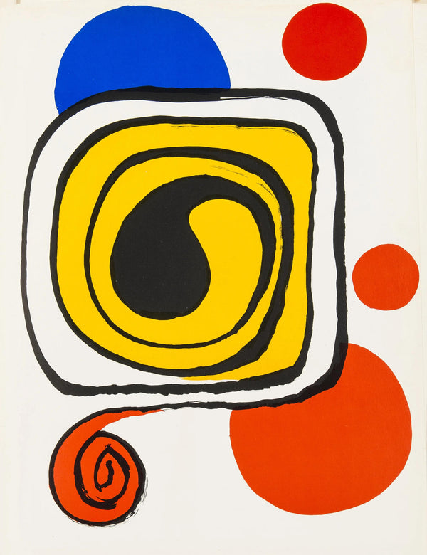 Alexander Calder, Composition, Derrière le miroir, Limited Edition Lithograph