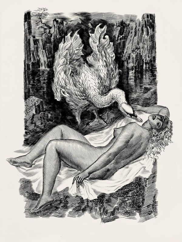 Albert Decaris, Composition, Portrait de A. Decaris, Limited Edition Engraving