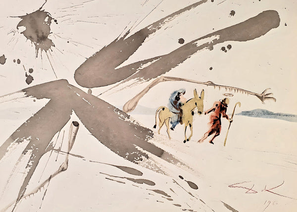 Salvador Dali, Composition (Michler/Löpsinger 1600; Field 69-3), Biblia Sacra, Limited Edition Lithograph