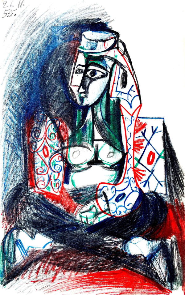 Pablo Picasso, Composition (Cramer 101), Carnet de la Californie, Limited Edition Lithograph
