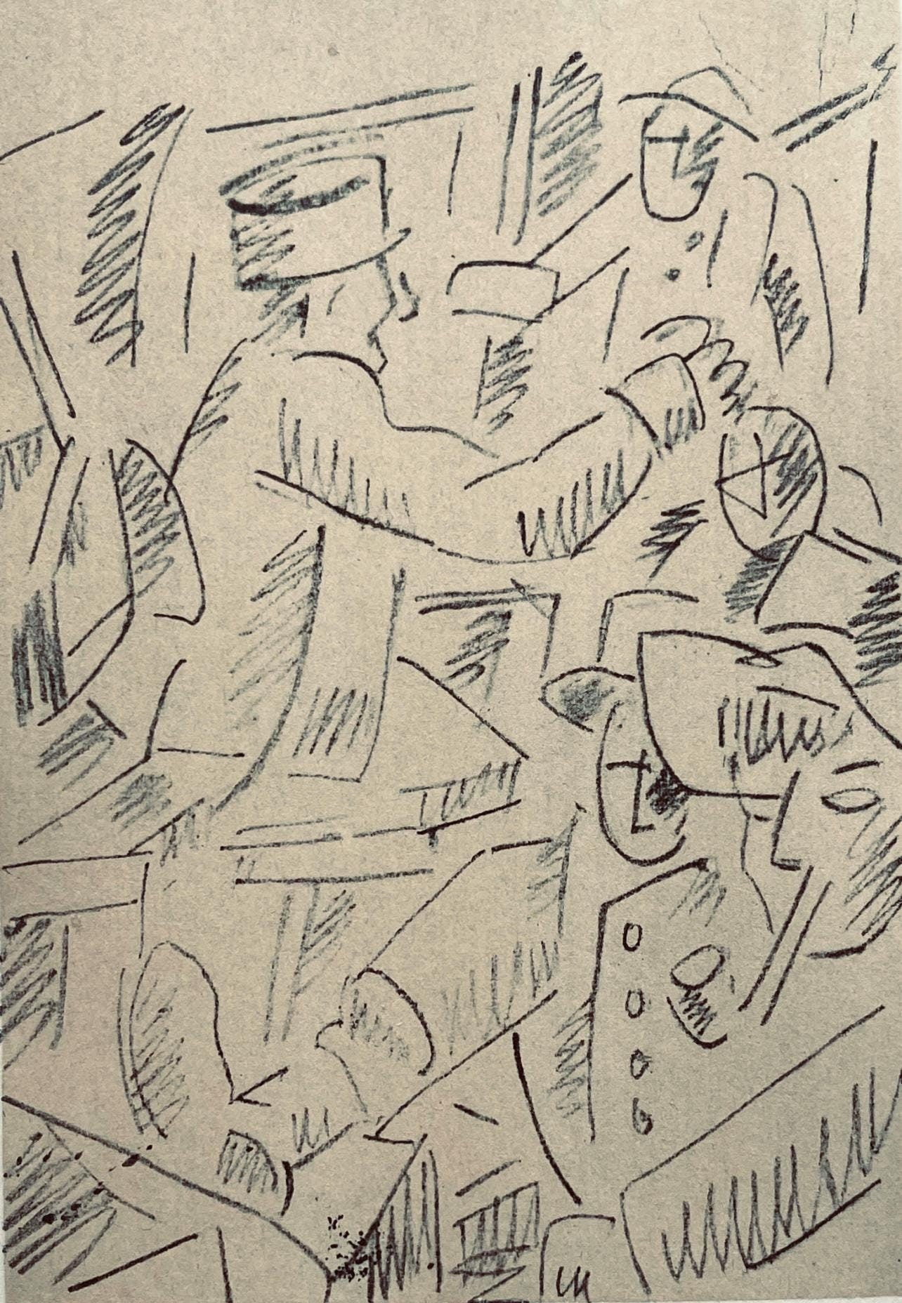 Fernand Léger, Soldats Jouant Aux Cartes, Fernand Léger, Dessins de Guerre, Limited Edition Lithograph