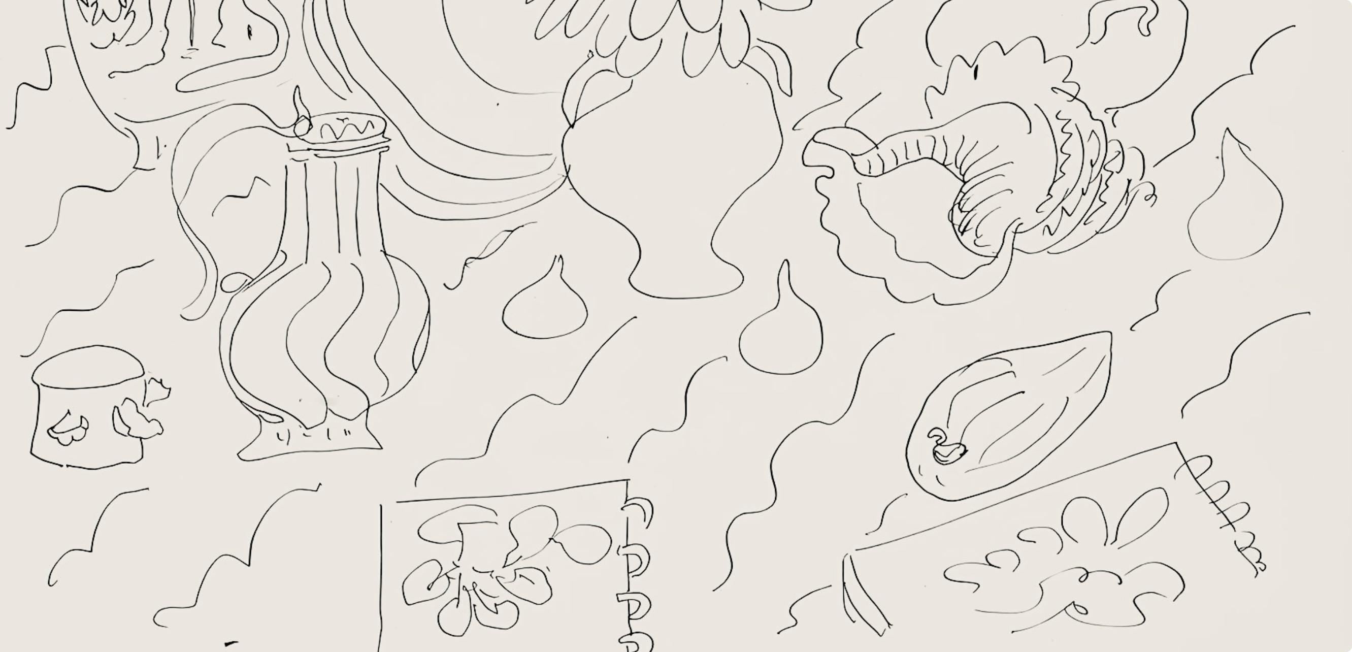 Henri Matisse, Série G, var. 2 (Duthuit 9), Henri Matisse, Dessins, Thèmes et variations, Limited Edition Lithograph