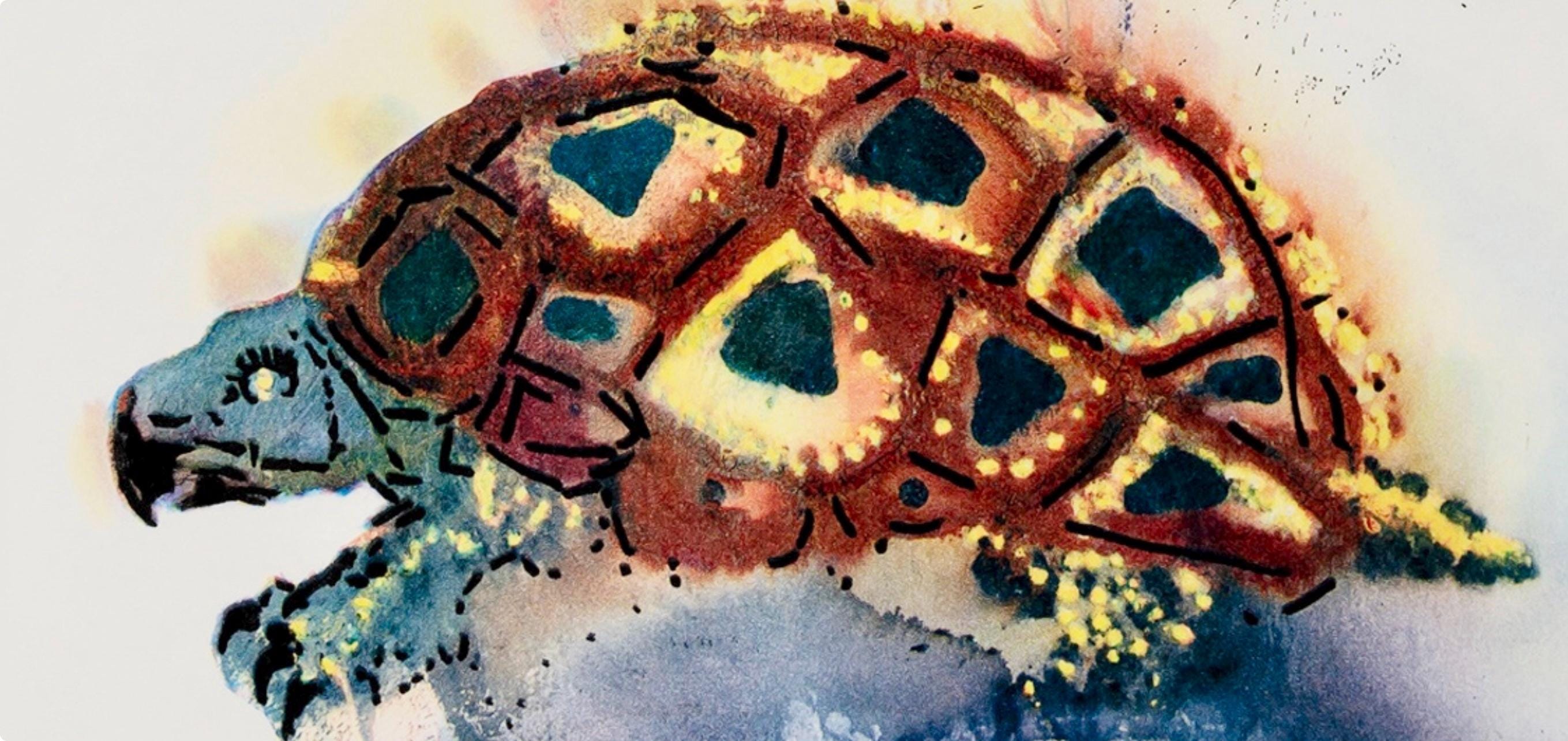 Salvador Dalí, Composition (Field 69-5, A-M), Alice's Adventures in Wonderland, Limited Edition Héliogravure