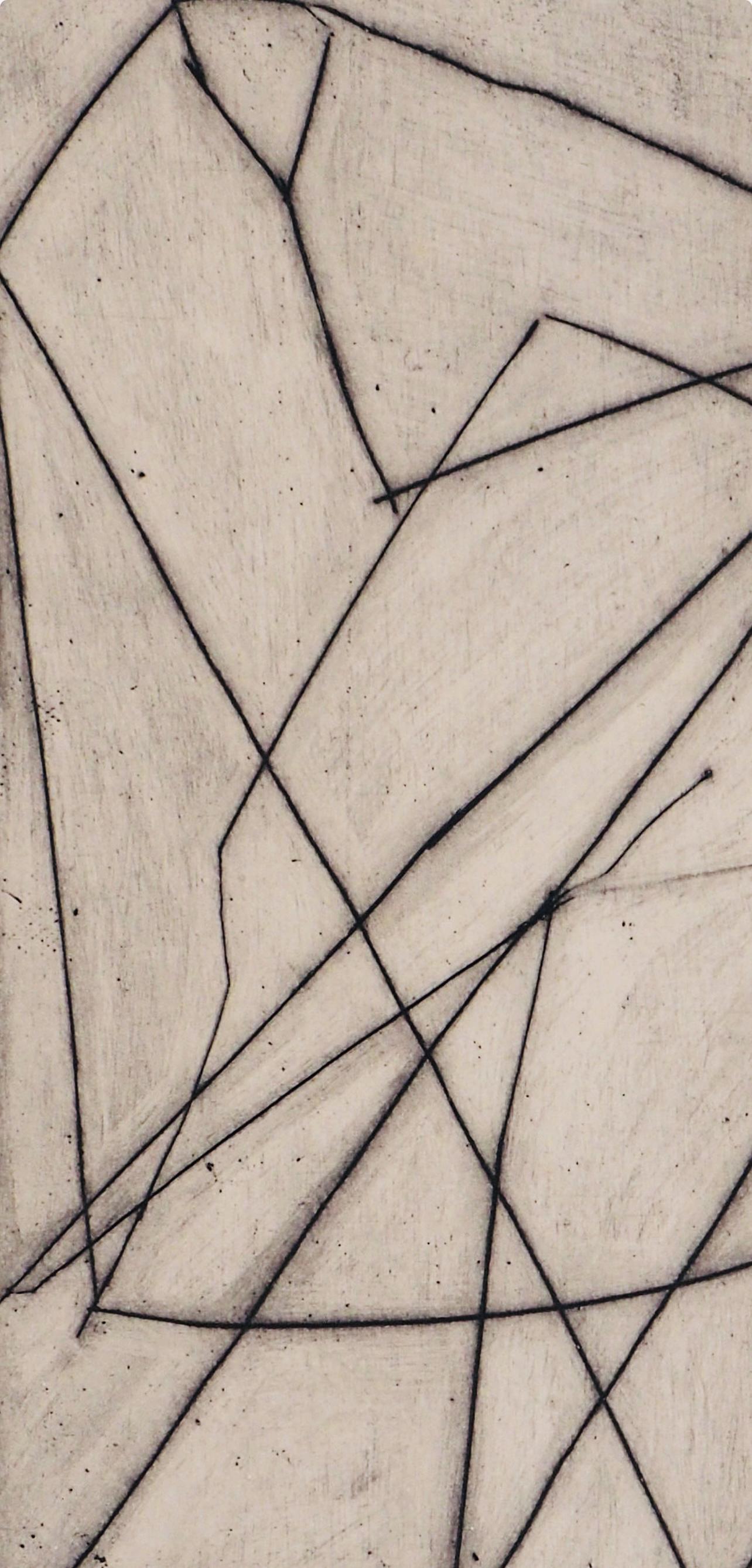 Émile Gilioli, Labyrinthe, Paroles peintes I, Limited Edition Etching
