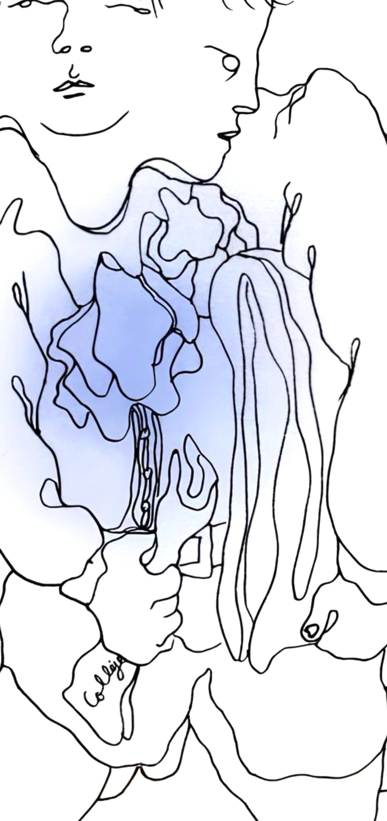 Jean Cocteau, Composition, Le Livre Blanc, Limited Edition Lithograph