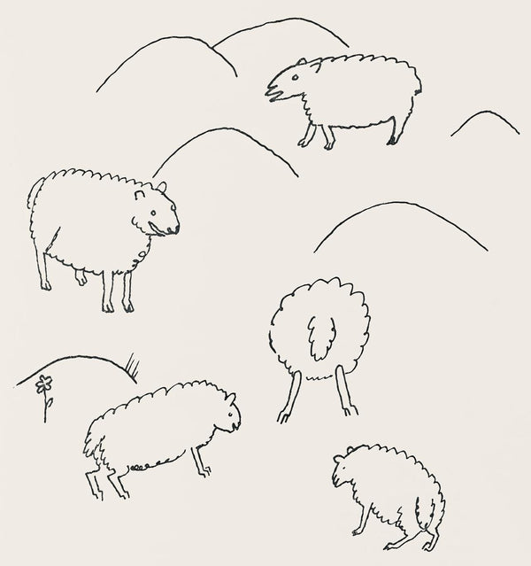 Alexander Calder, Composition, A Bestiary, Limited Edition Letterpress Print