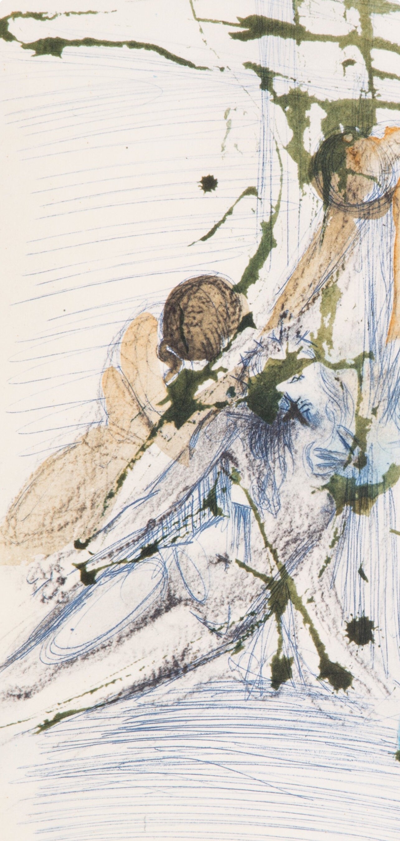 Salvador Dali, Composition (Michler/Löpsinger 1600; Field 69-3), Biblia Sacra, Limited Edition Lithograph