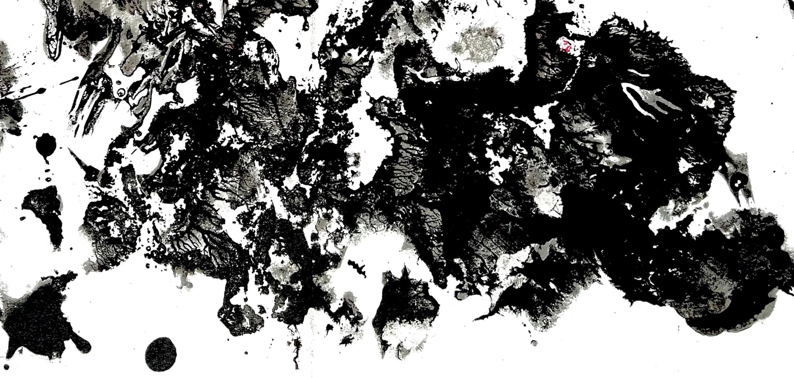 François Fiedler, Composition, Derrière le miroir, Limited Edition Lithograph